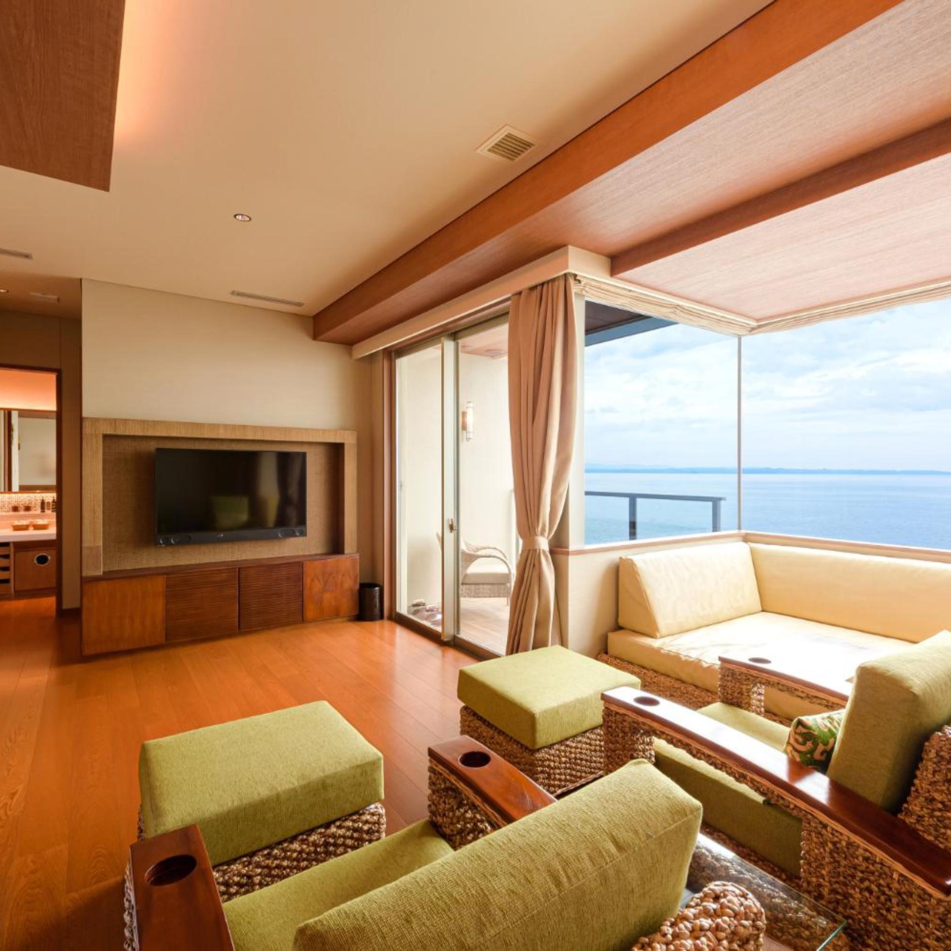 Superior, Twin Beds, with Extra Bed, Outdoor Bath, New Building، Amane Resort Seikai 3/3