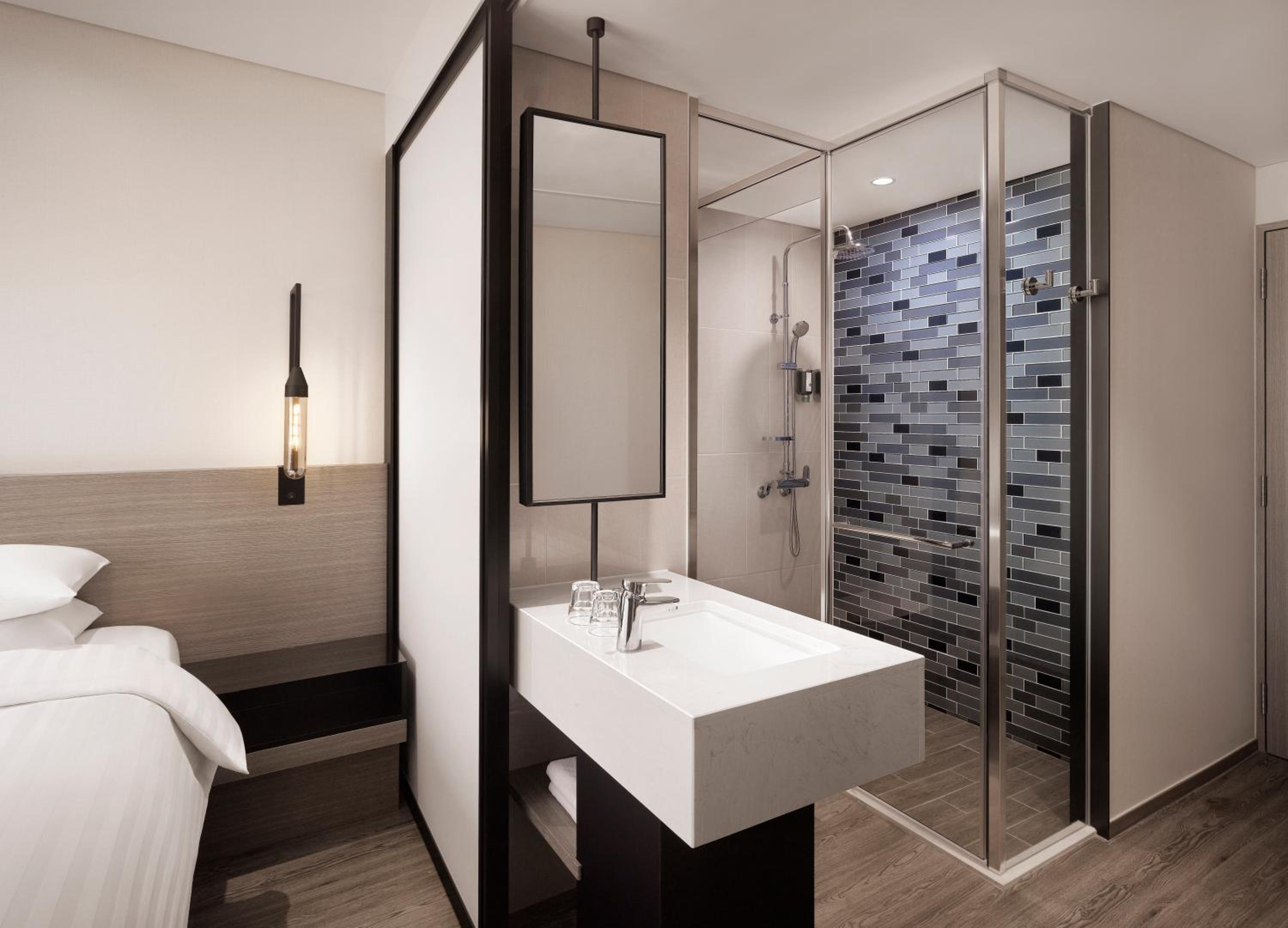 غرفة بريميير بسرير كينج بإطلالة على المدينة في طابق مرتفع، Fairfield By Marriott Busan 6/8