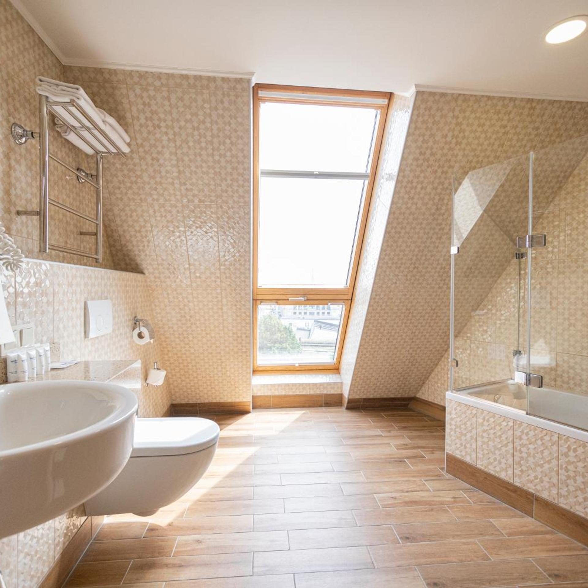 Mansard, Double or Twin Bed, City View، Wellton Riga Hotel & SPA 9/10
