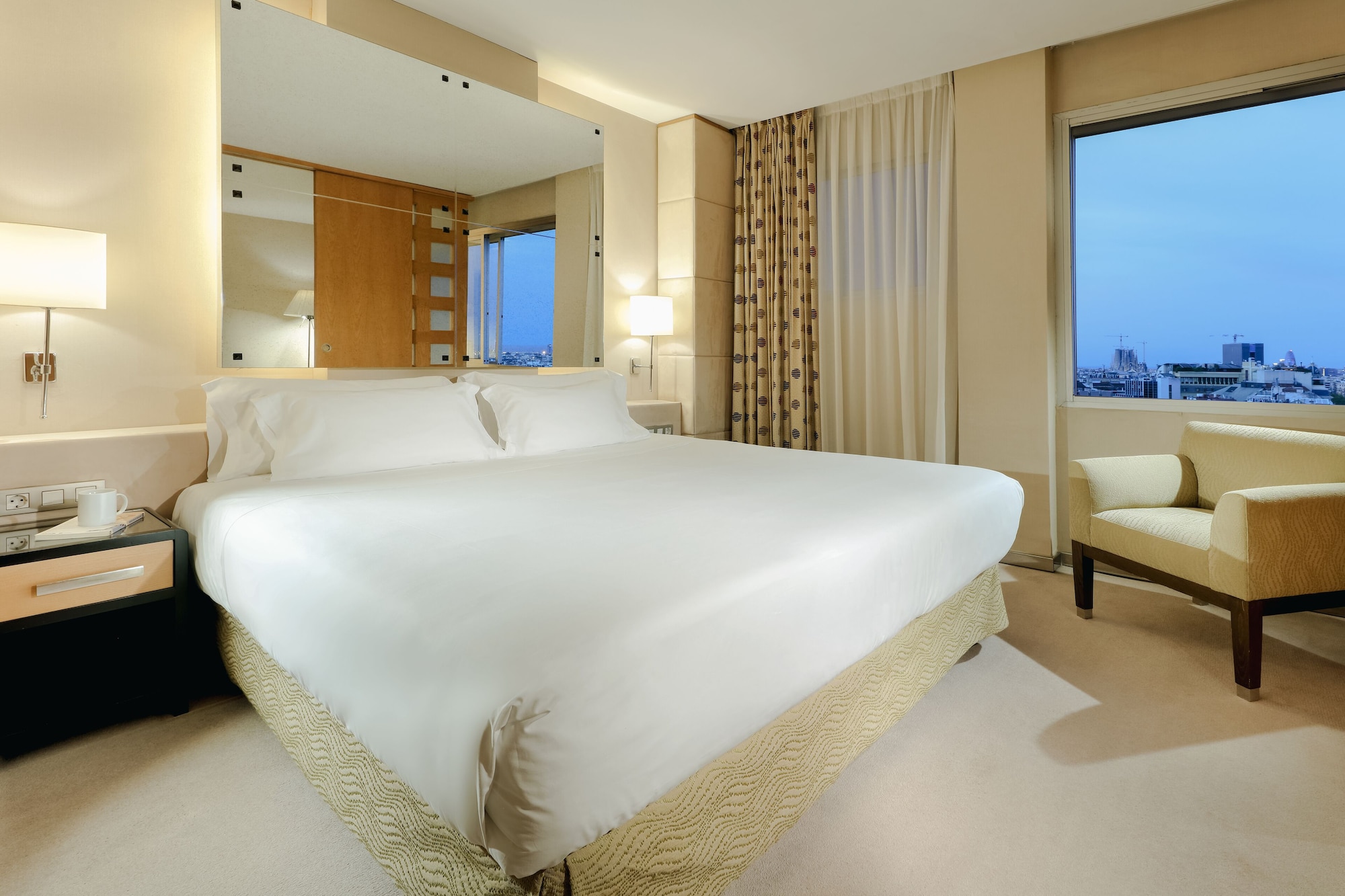 جناح جونيور بإطلالة على المدينة، Hotel Hesperia Barcelona Presidente 3/8