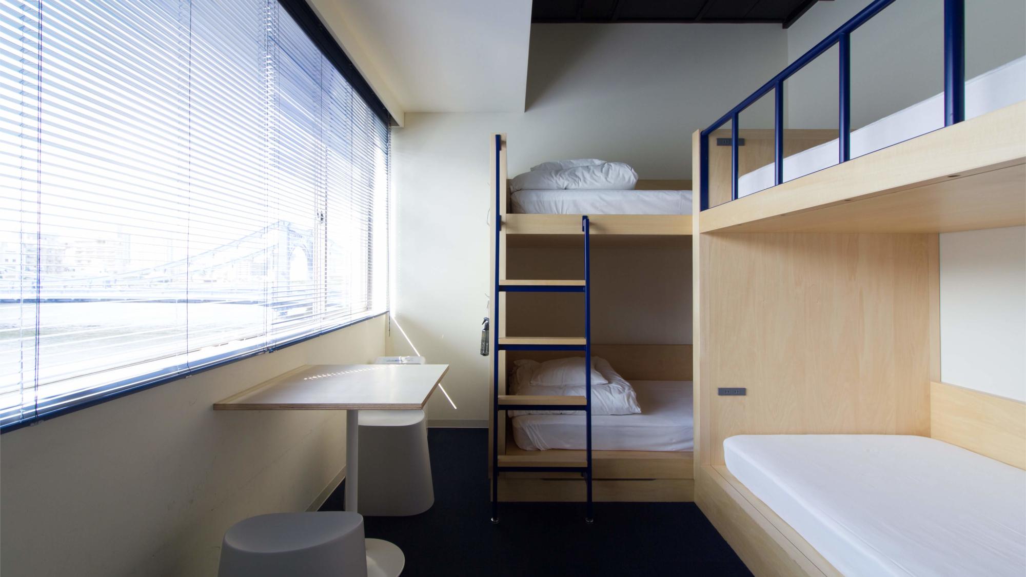 Bank, Economy, 4 Bunk Beds, Shared Bathroom