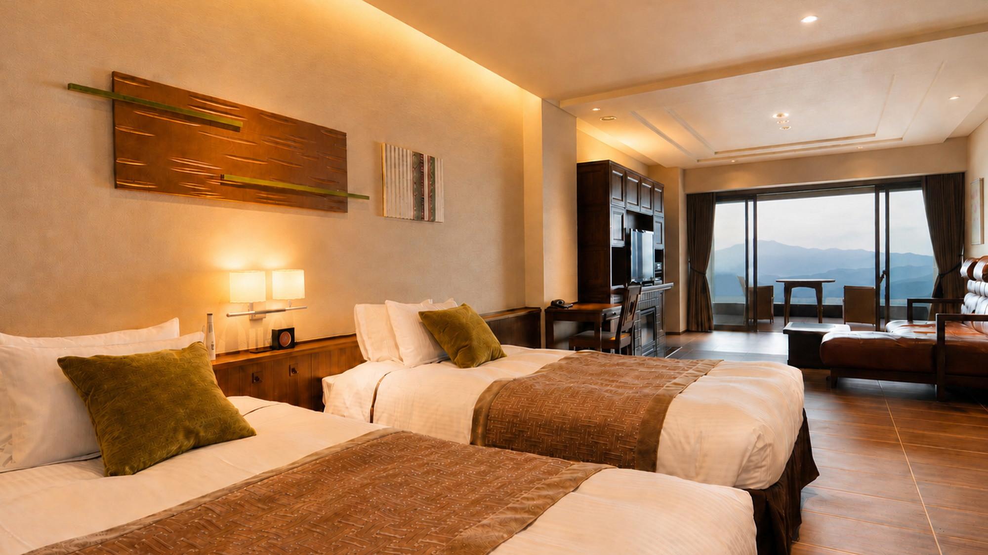 Spa, Suite, Twin Beds, Lake View, Terrace, Building 1