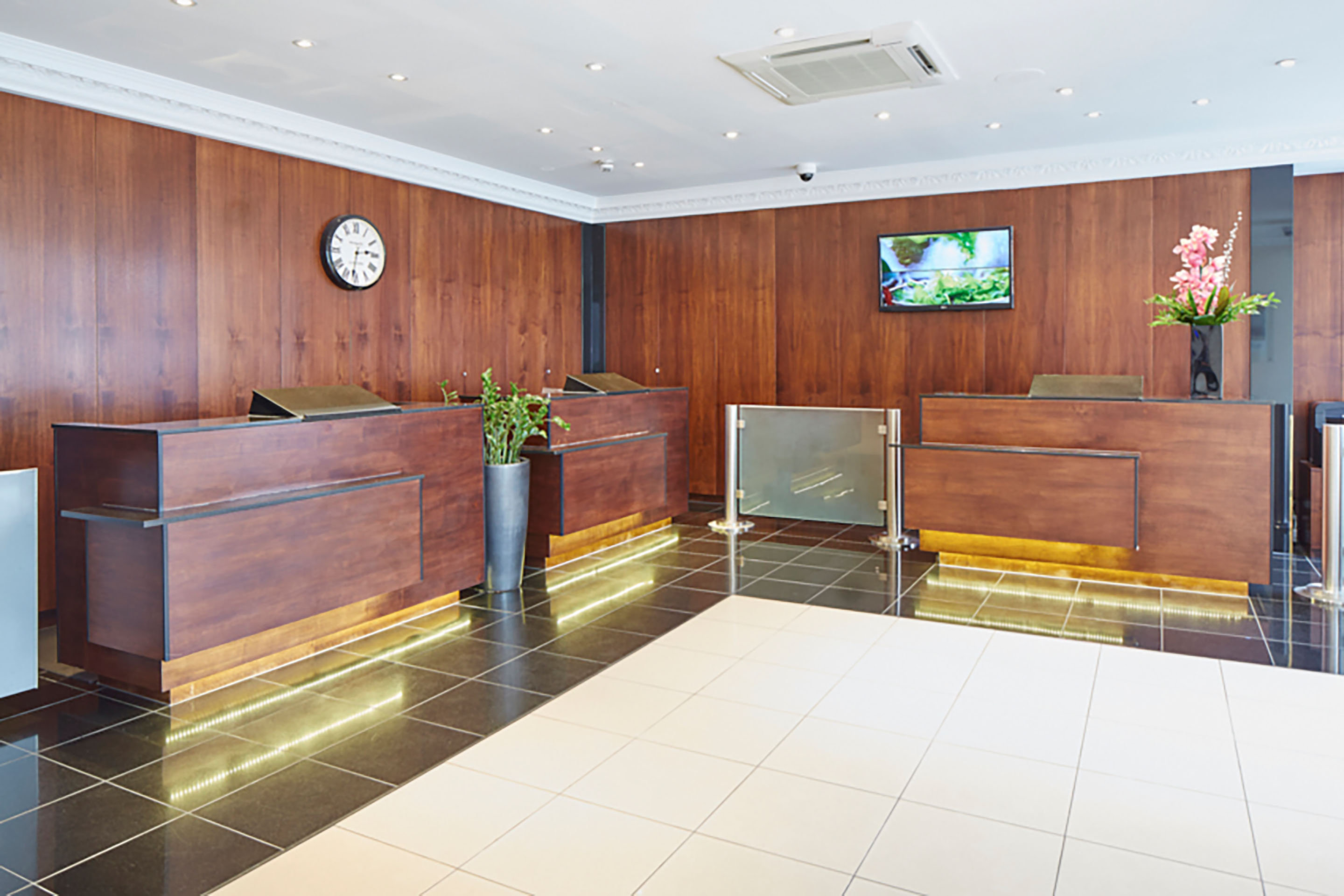 Lobby at Lancaster Gate Hotel, LONDON