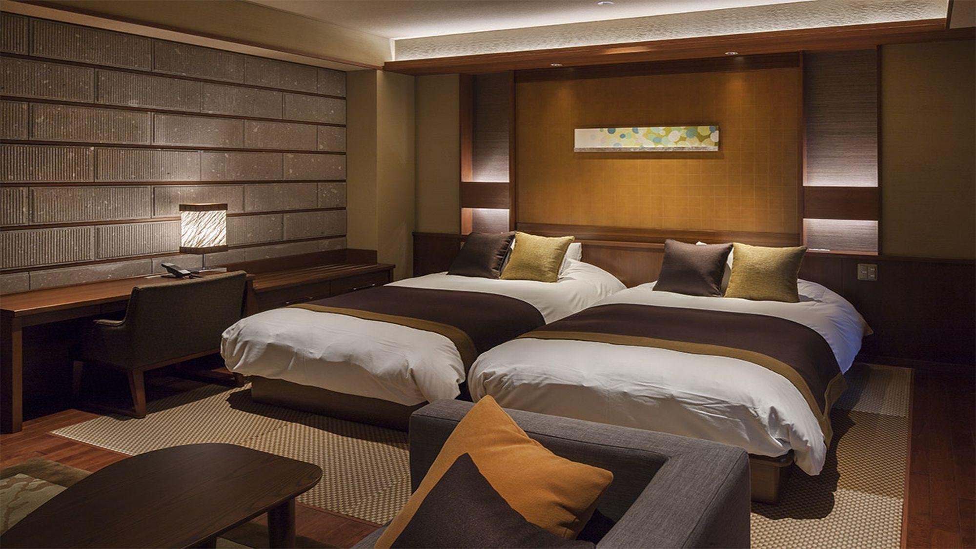 Spa, Forest, Twin Beds, Outdoor Bath, Terrace