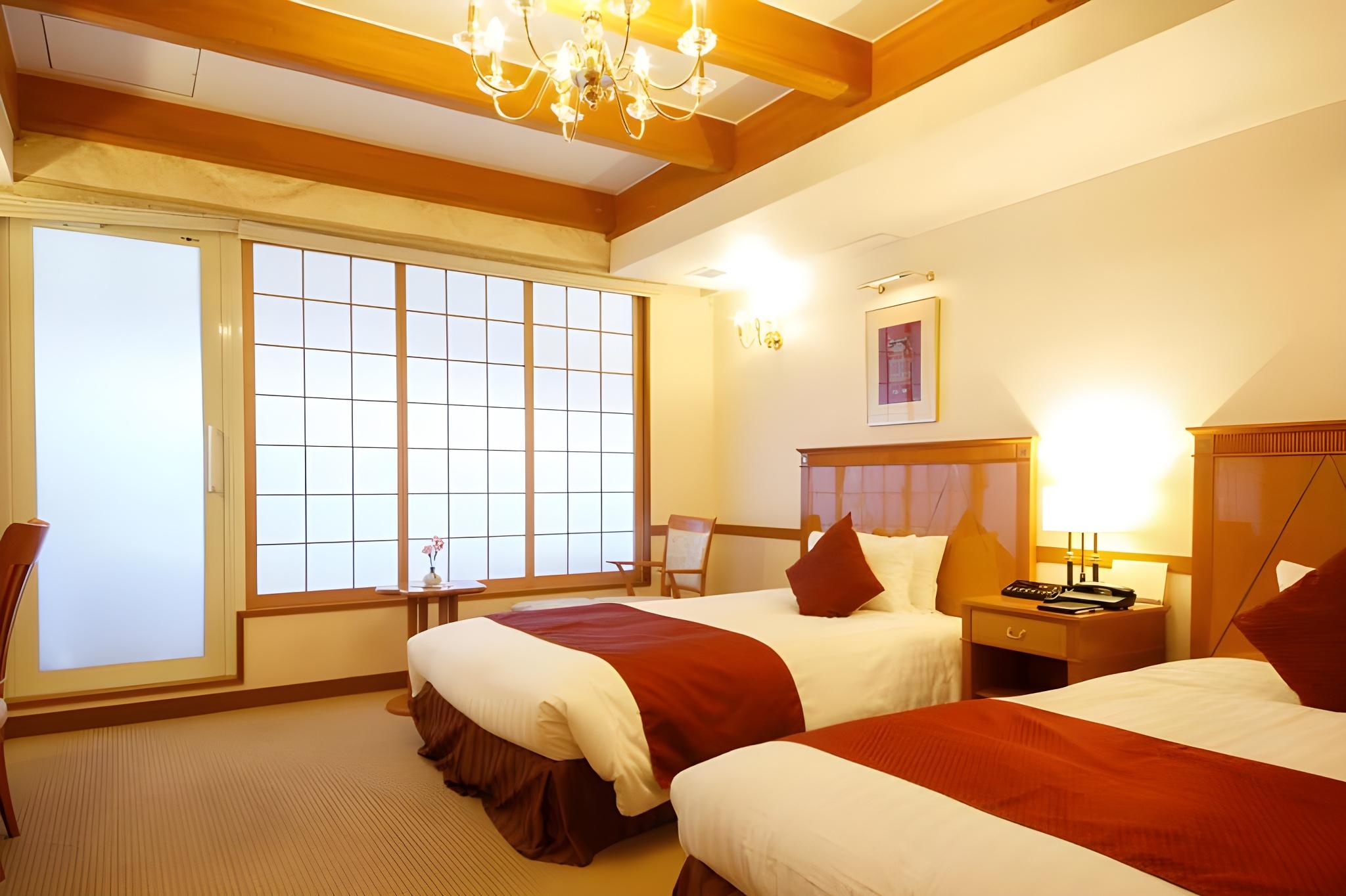 Western, Twin Beds, Outdoor Bath, Main Wing