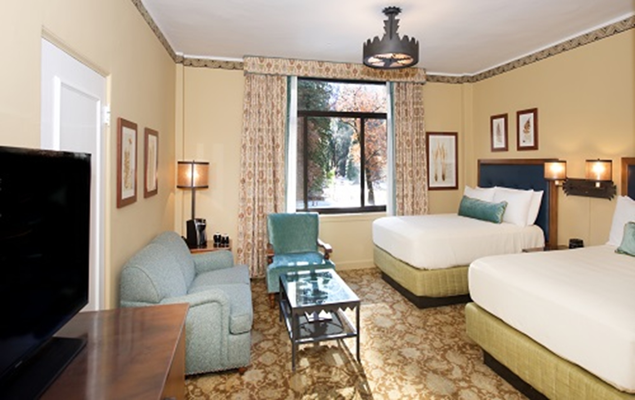 Room, 2 Double Beds, Partial View