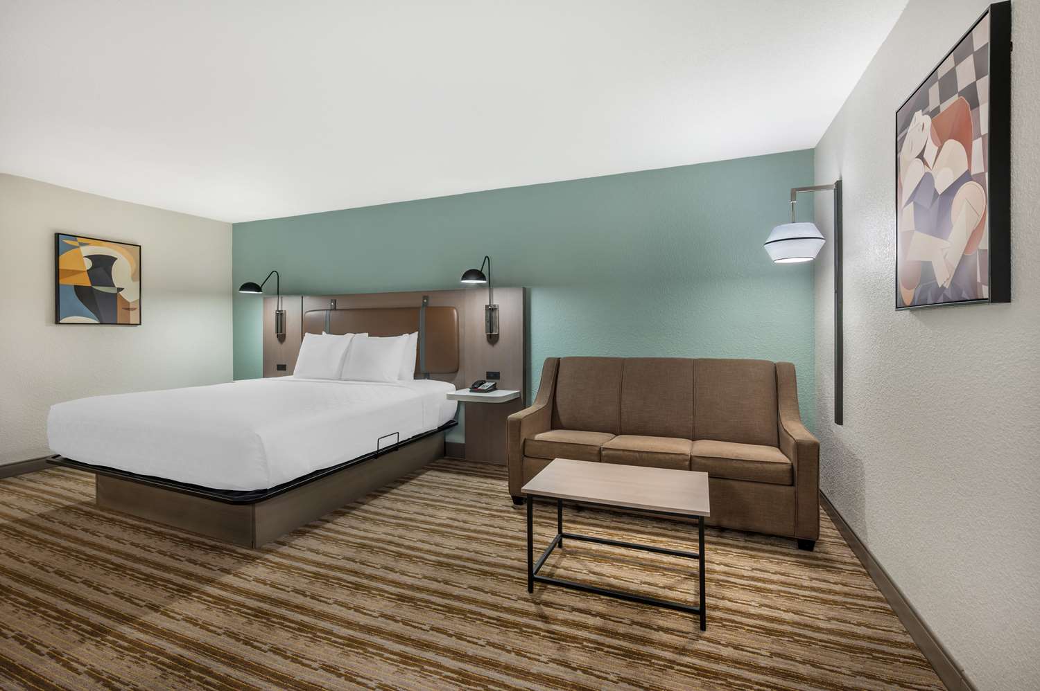 Room, King Bed, Sofa