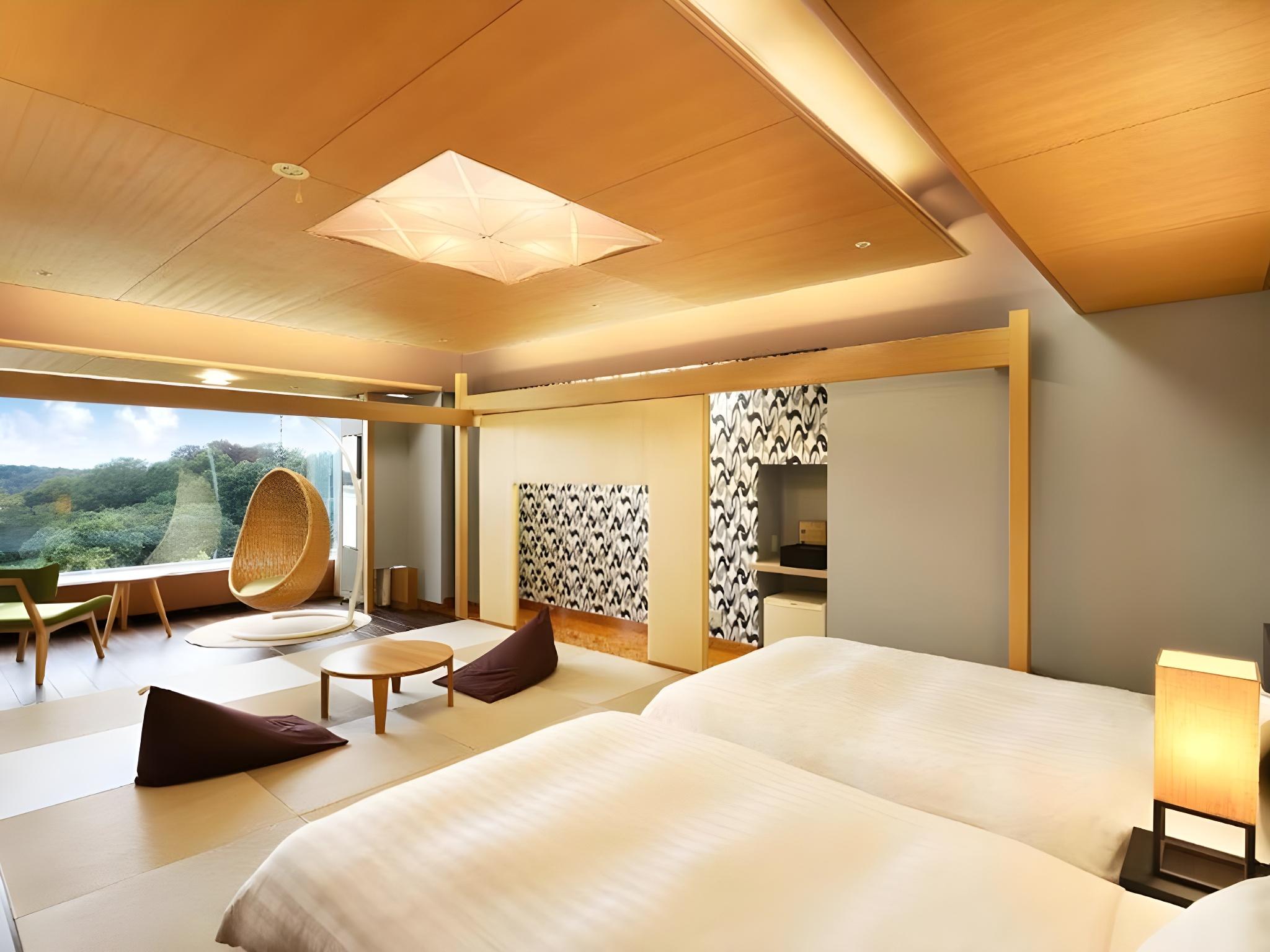 Japanese, Twin Beds, 3 Futon Beds, Modern Floor