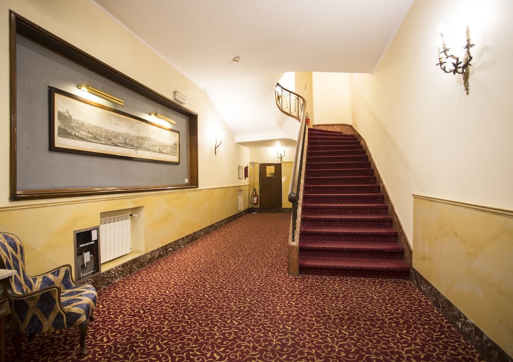 Lobby at Napoleon Hotel, ROME
