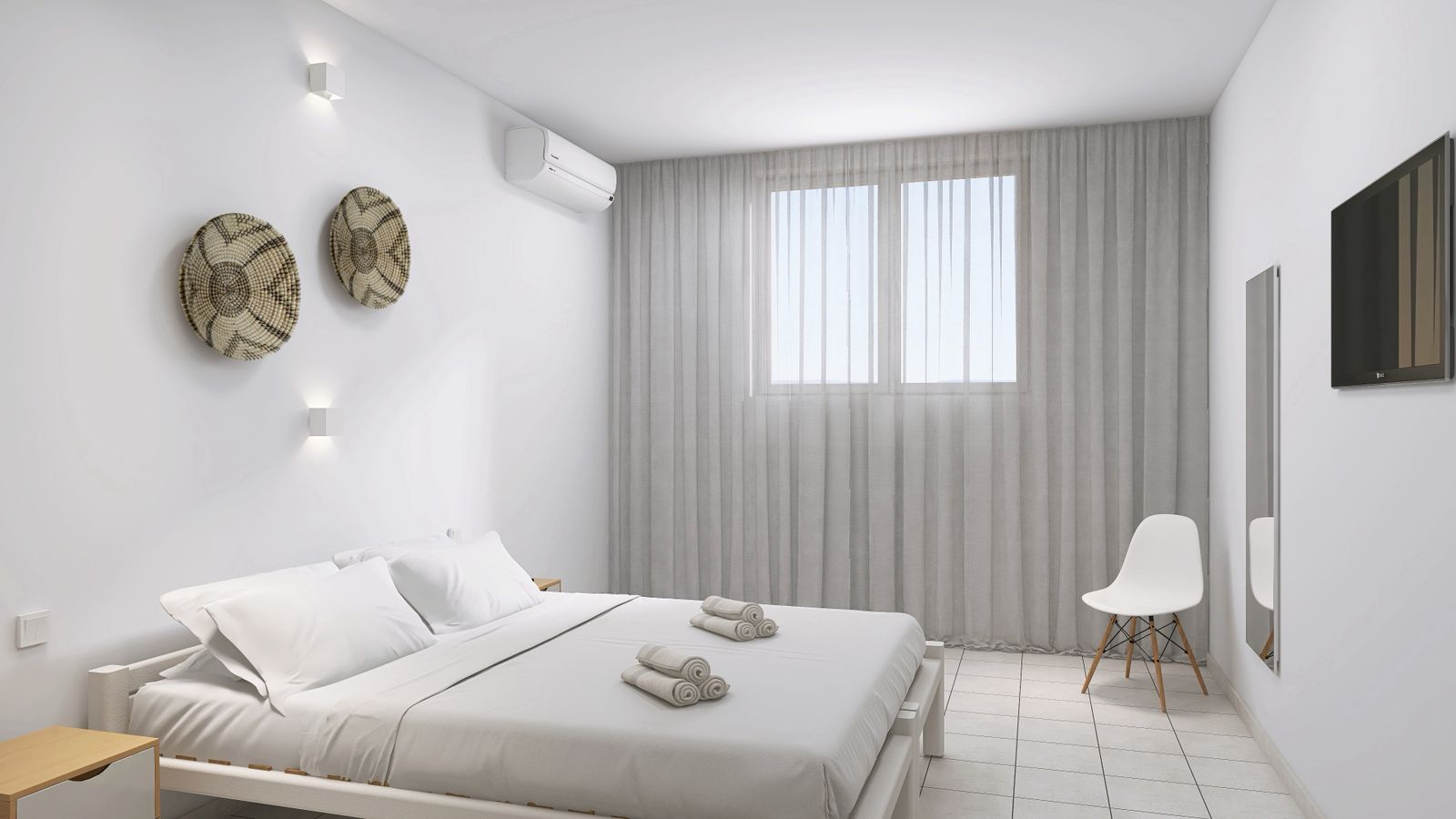 Basement, Double or Twin Bed