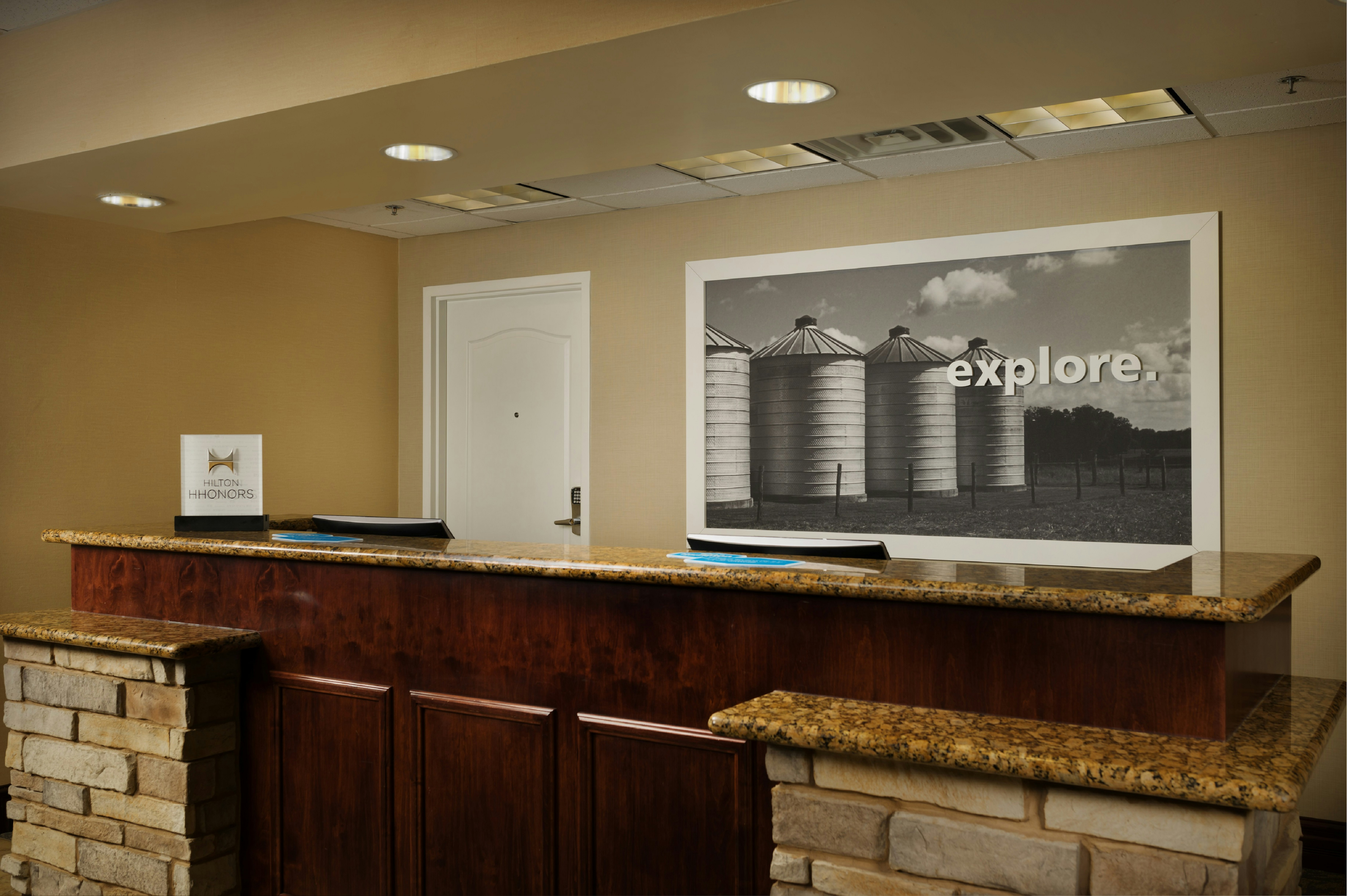 Lobby at Hampton Inn & Suites Altus, ALTUS - OK