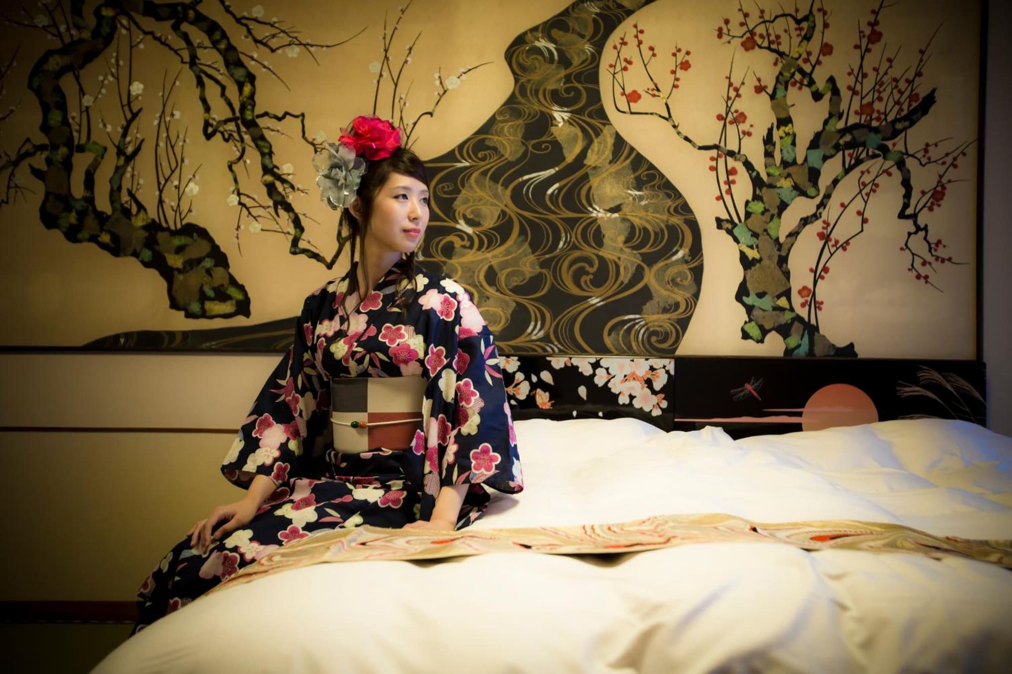 غرفة سوبيريور بسريرين منفصلين وفرشتي فوتون بحمام مشترك بحمام خاص، Kinosaki Onsen Hanakouji Saigetsu 6/7
