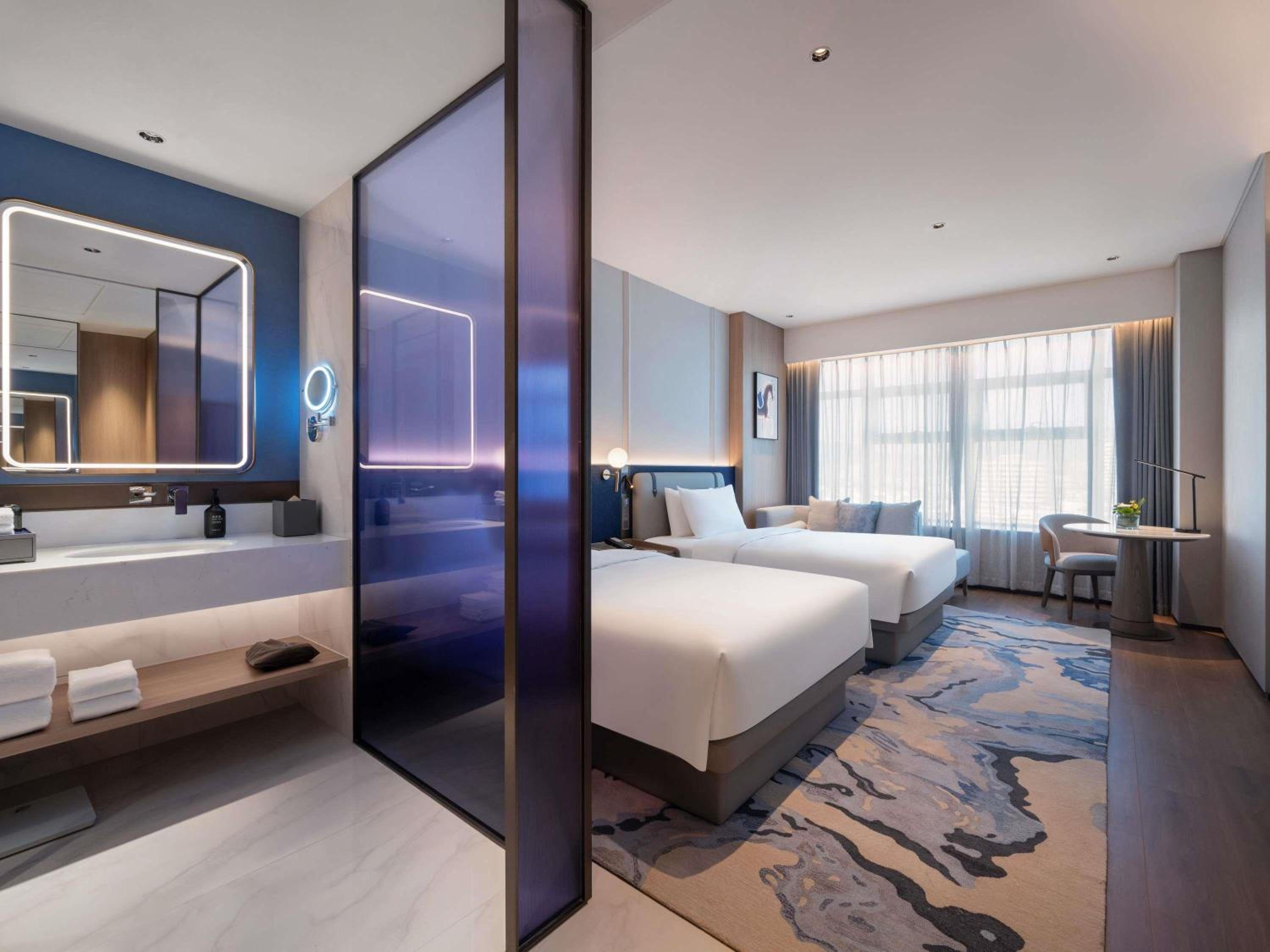 غرفة ديلوكس بسريرين مزدوجين، Novotel Zhoushan Luting 4/5