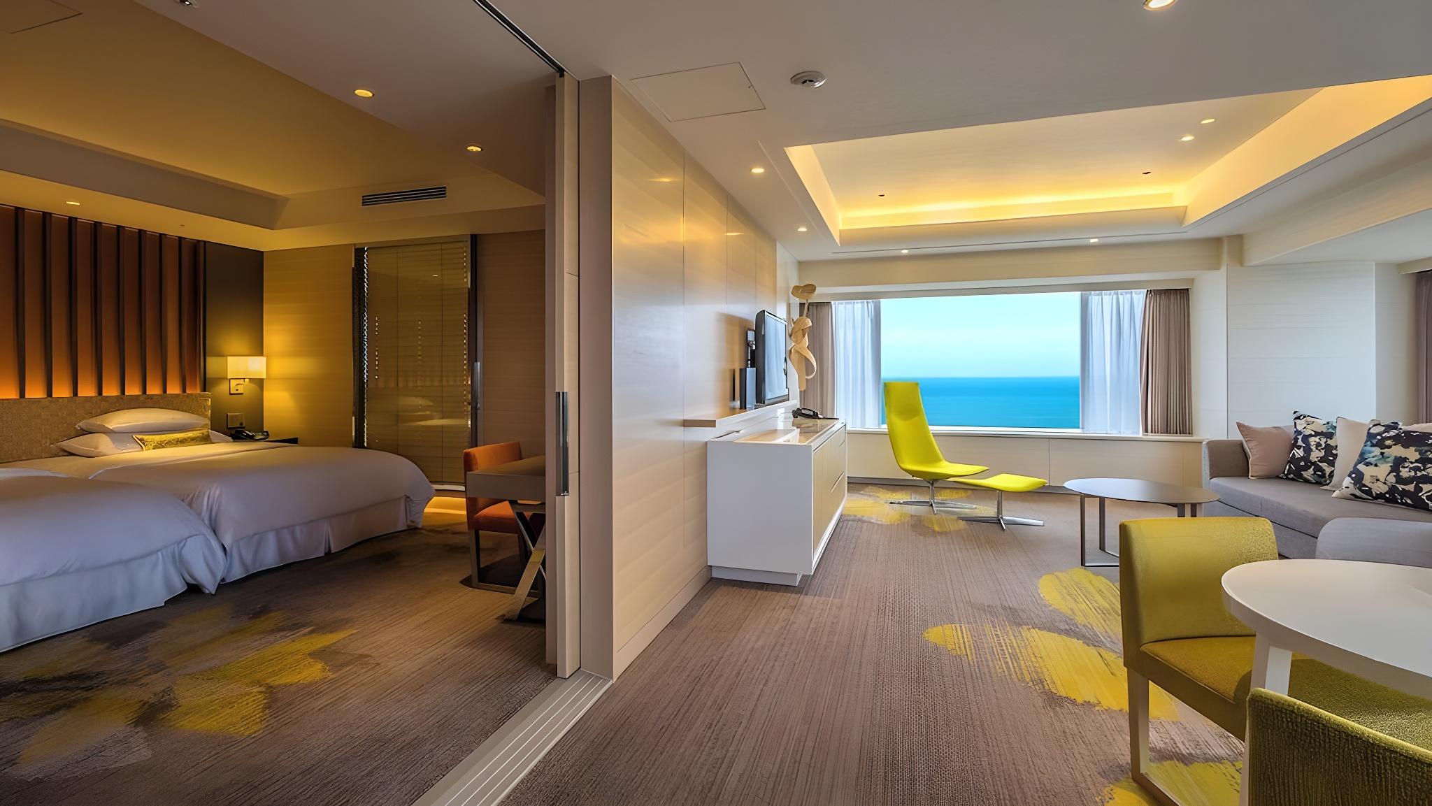 Panoramic, Suite, Twin Beds, Grand View, Bathtub, Club Floor