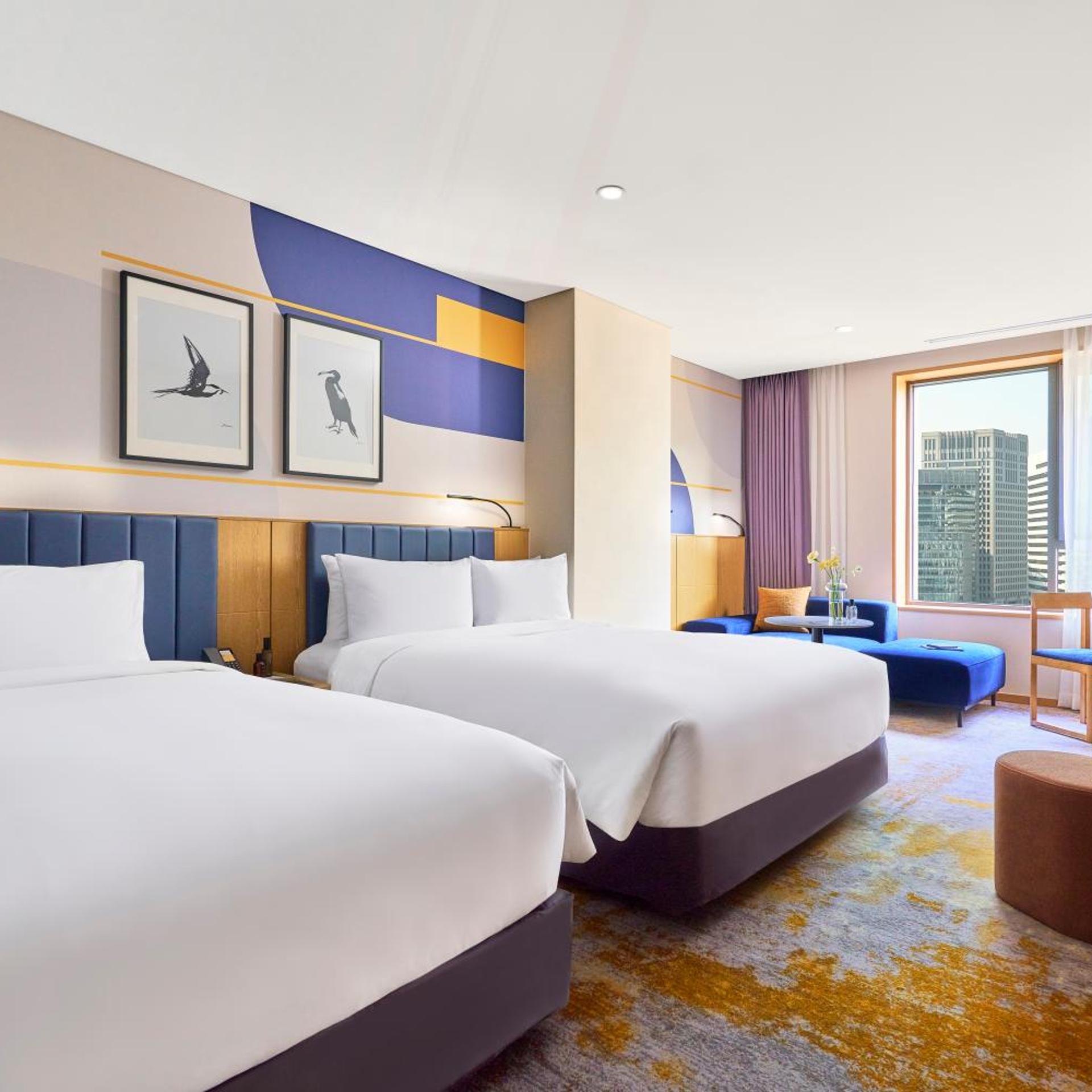 Premium, Single Bed, Queen Bed, City View