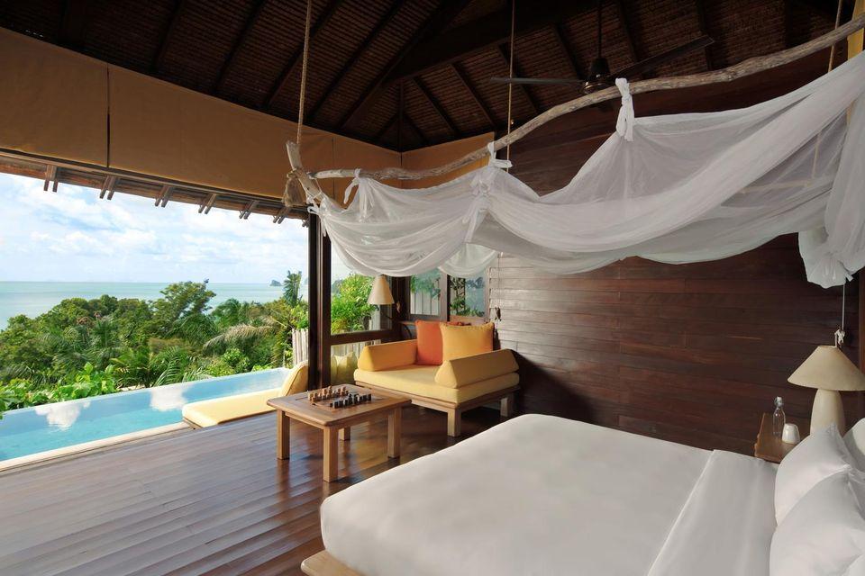 Pool, Ocean, Deluxe, Villa, Queen Bed