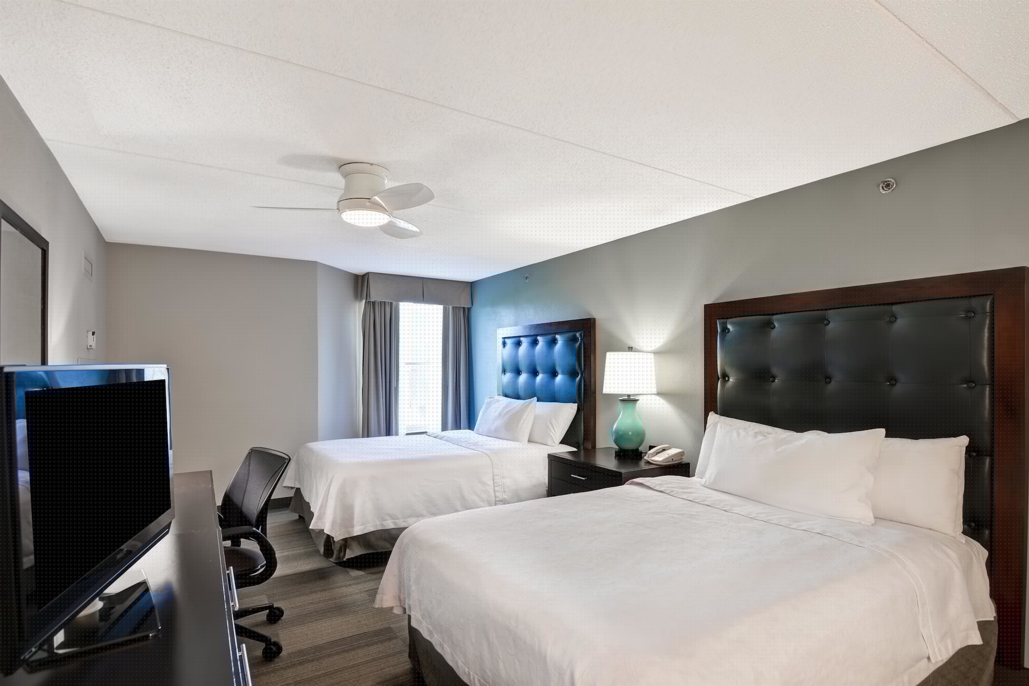 2 Bedrooms, Suite, 1 King and 2 Double Beds