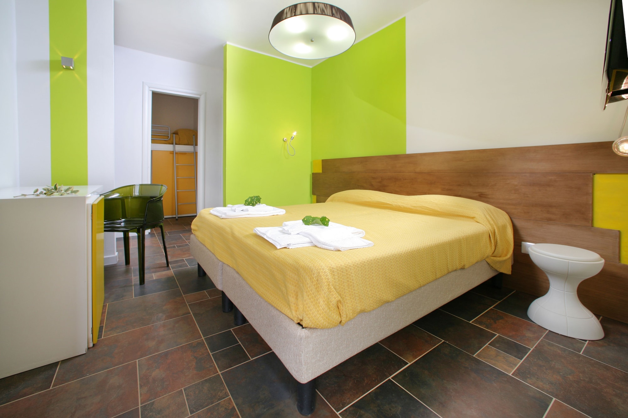 2 Bedrooms, Family, Quadruple, 1 Queen and 1 Bunk Bed, Garden View, Garden Area