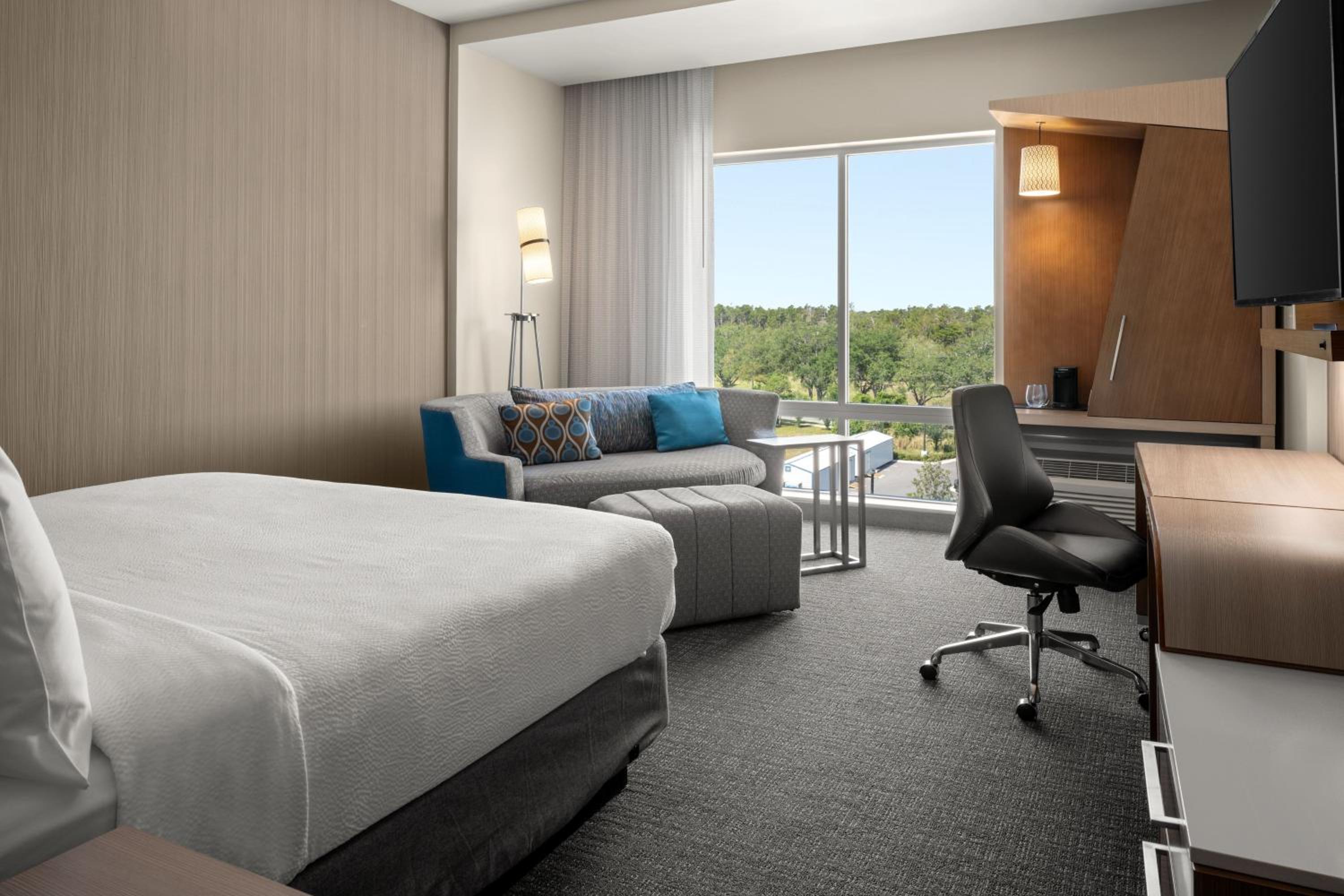 Room, King Bed, Water View, Sofa
