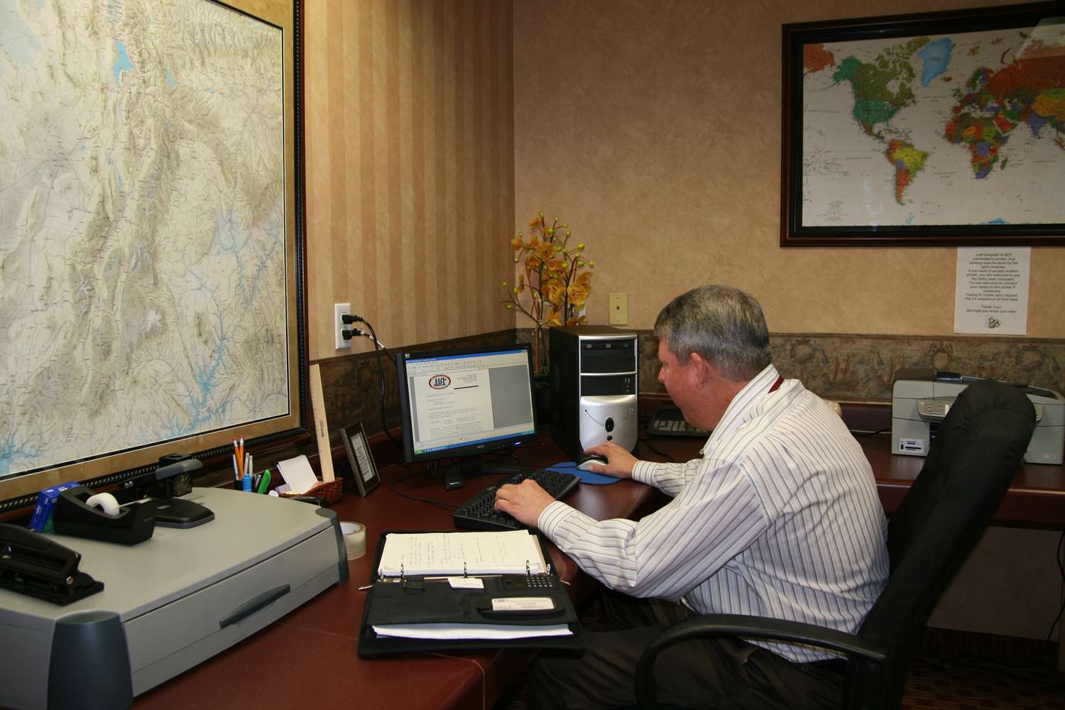 work area
