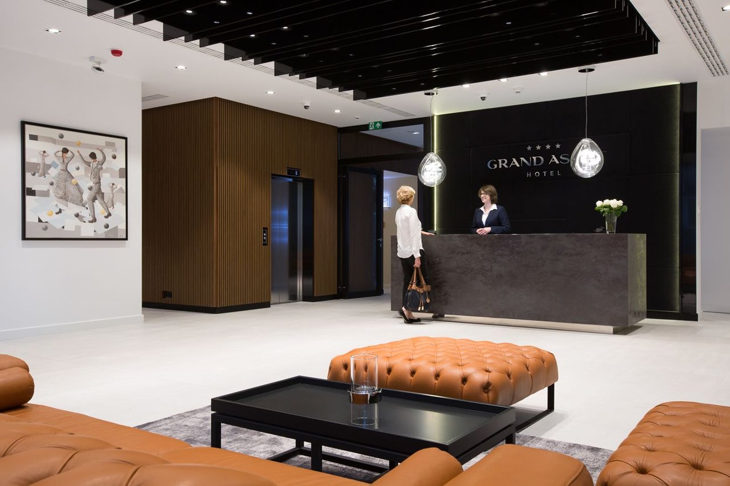 Lobby at Grand Ascot Hotel, KRAKOW