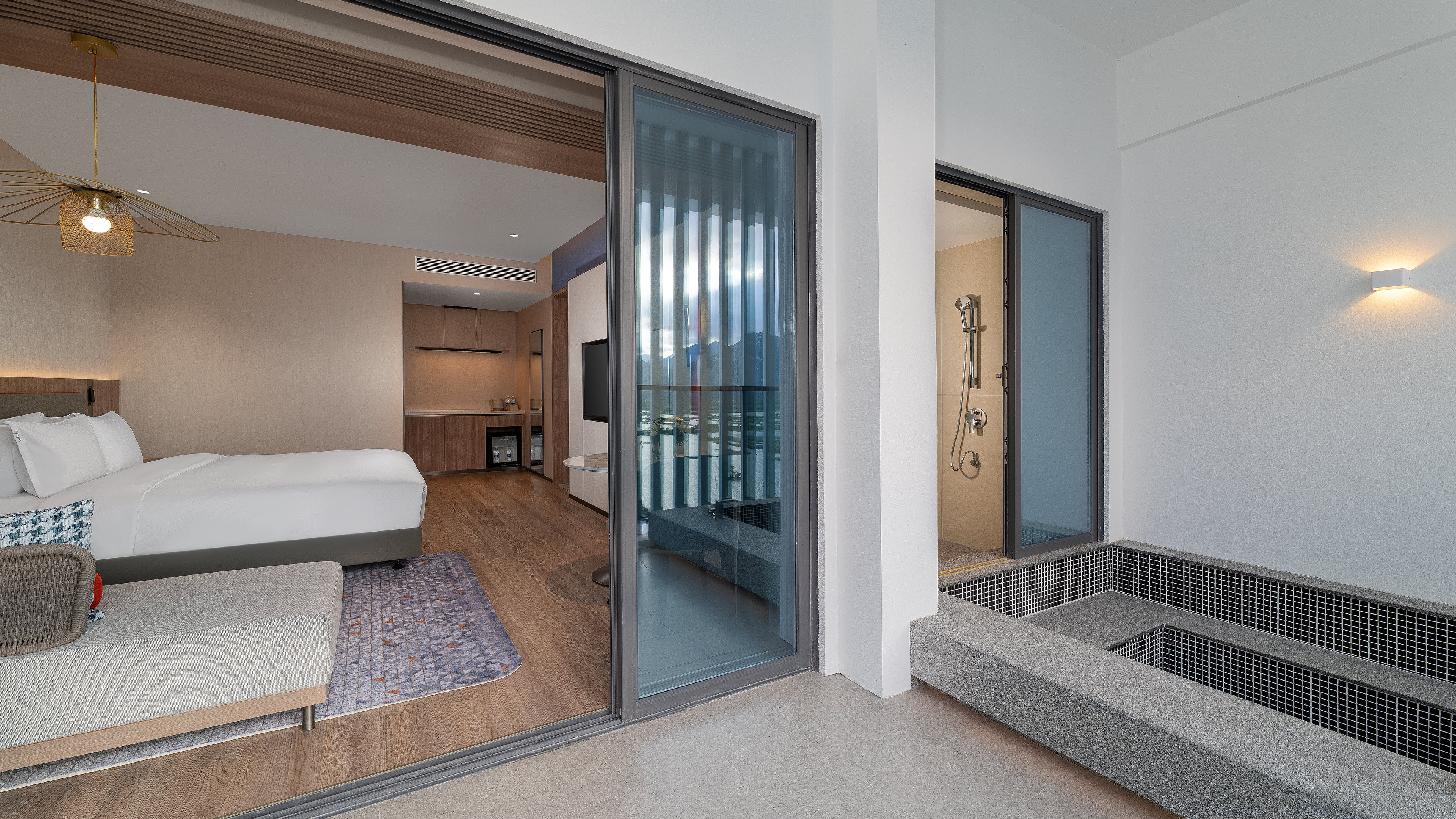 Standard, King Bed, Private Hot Spring Bath, High Floor