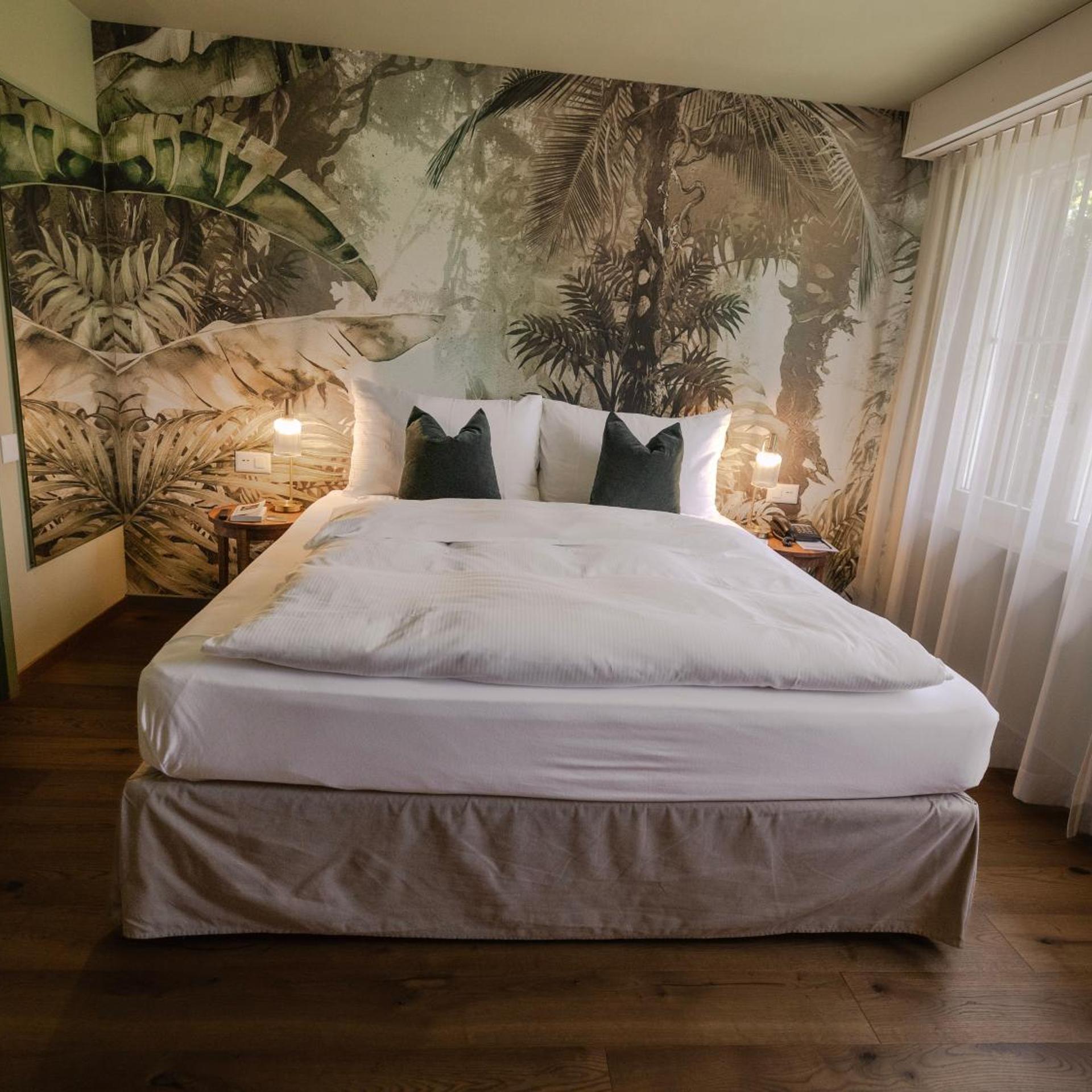 Garden, House, Double Bed