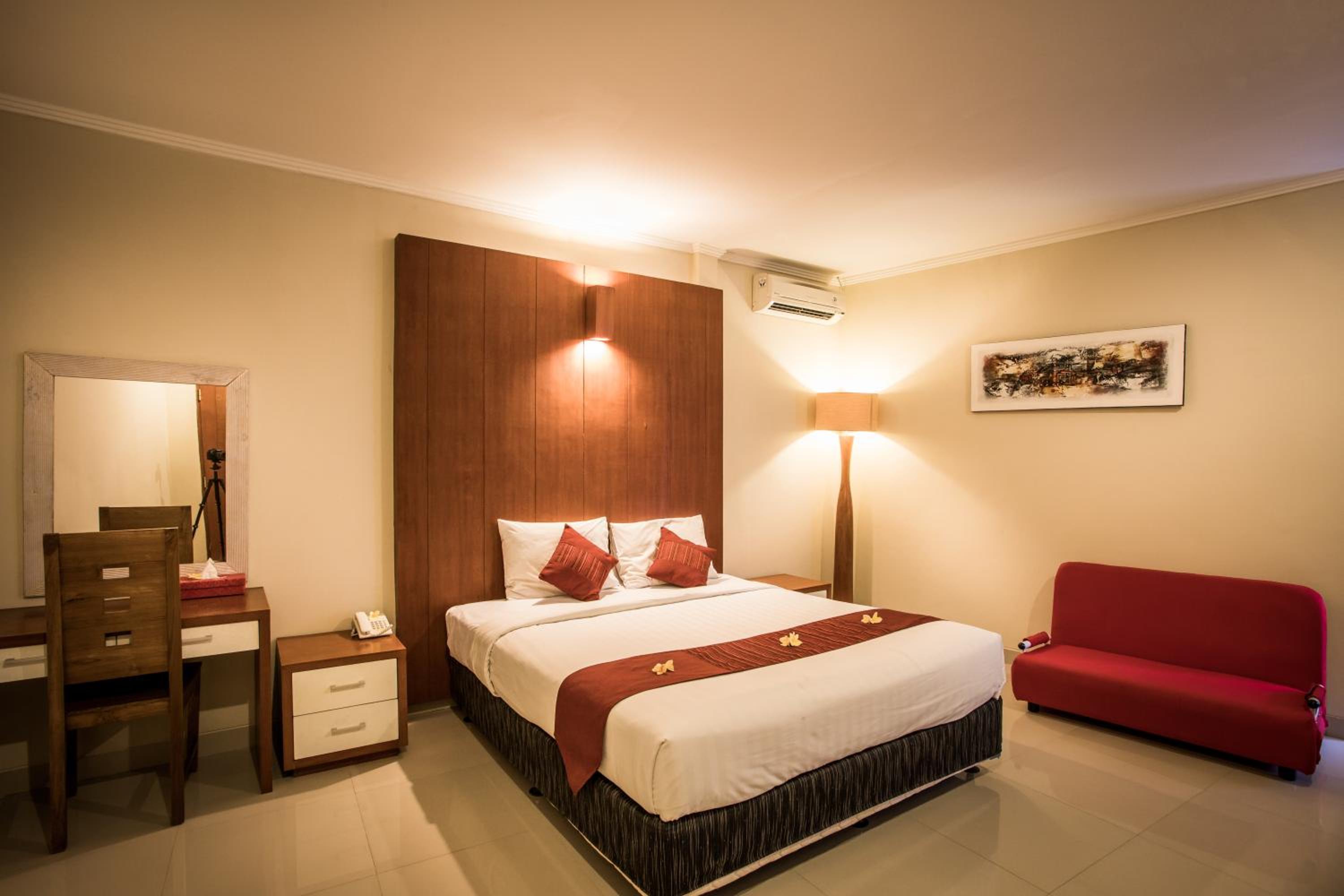 غرفة ديلوكس بسرير مزدوج أو سريرين منفصلين، Svarna Hotel Sanur 7/10