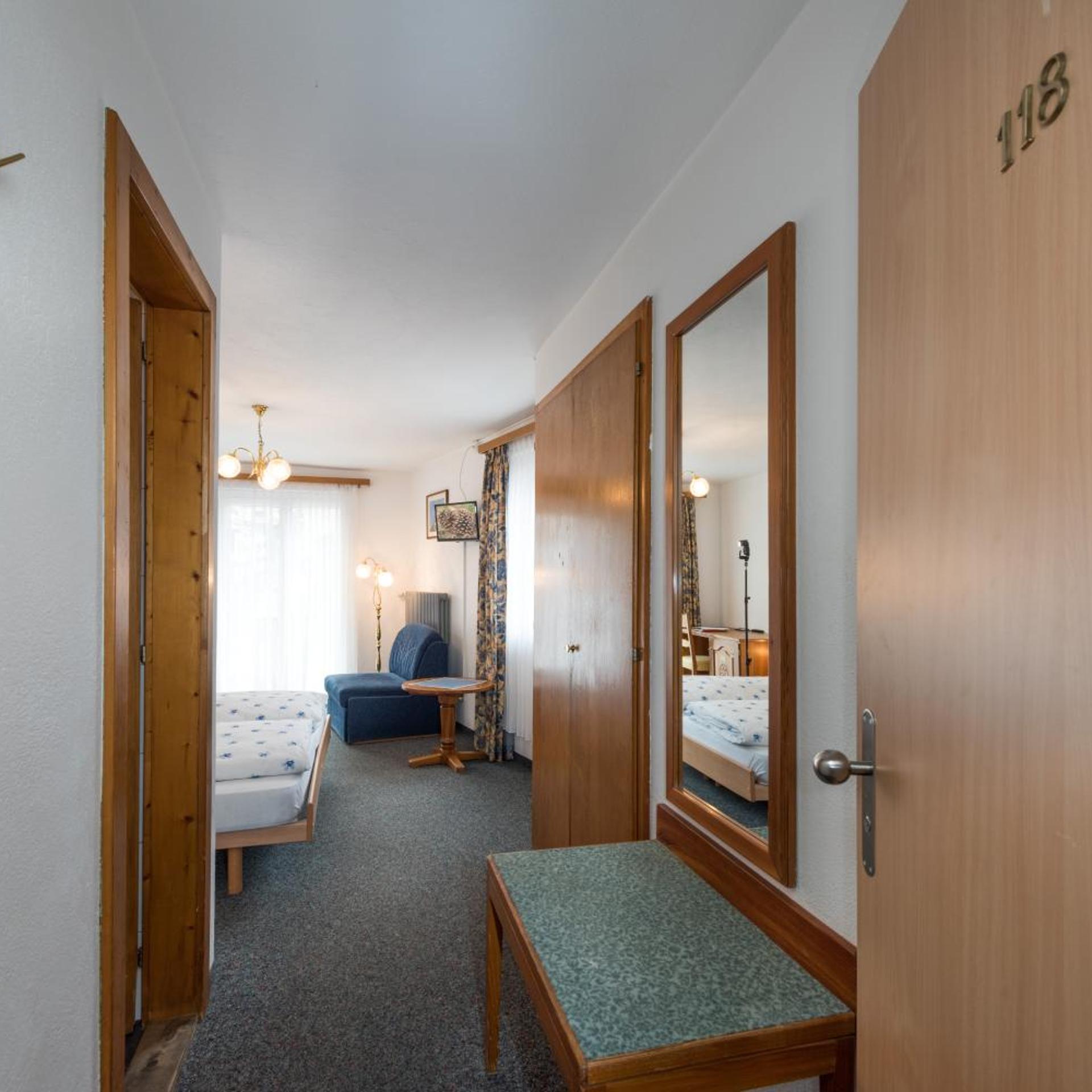 Room, Double Bed, Partial Mountain View, Balcony or Terrace, Hotel Rhodania 8/10