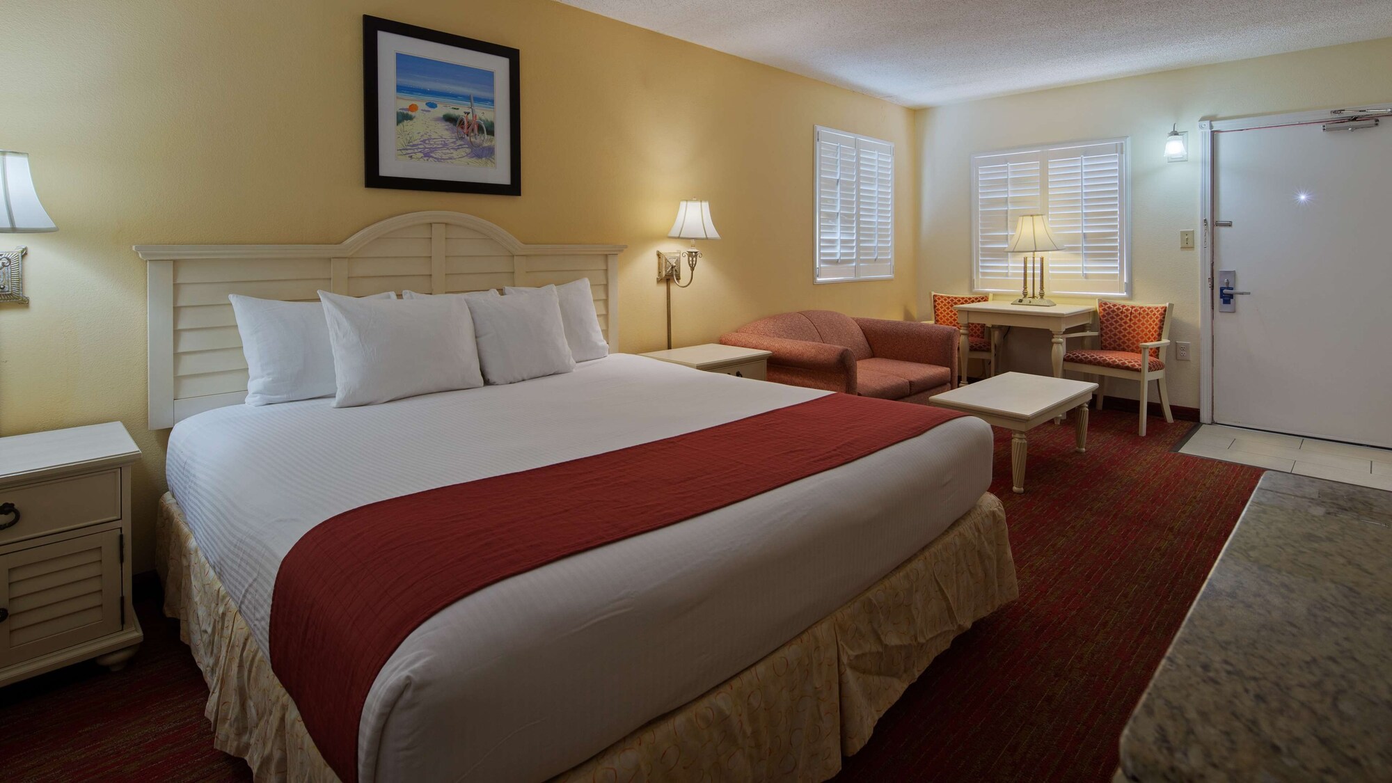 Standard, King Bed, Ocean Front, Sofa, Balcony