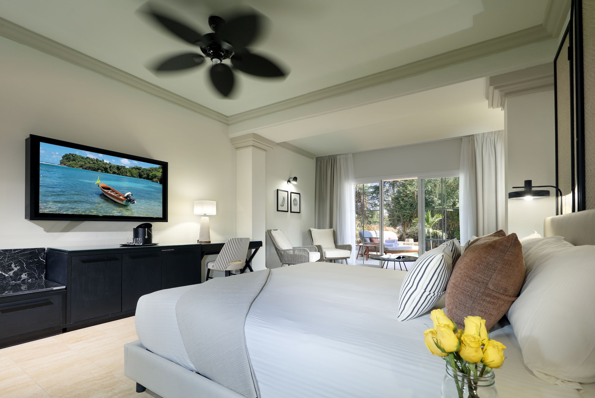 Junior Suite, Superior, 2 Queen Beds, Beach Side, Sofa, Private Pool
