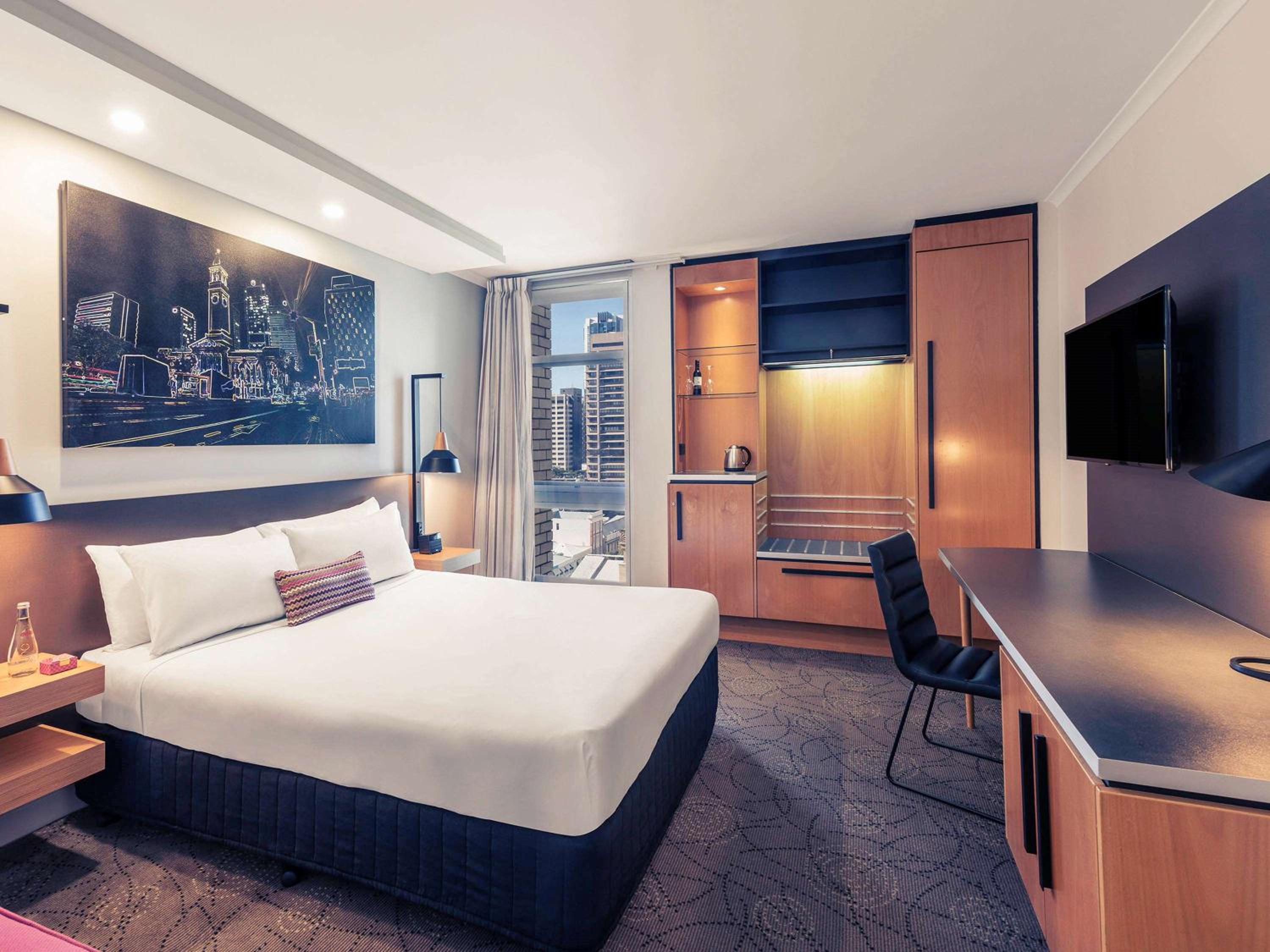 غرفة بريفيليج بسرير كينج وسرير كوين، Mercure Brisbane King George Square 4/9
