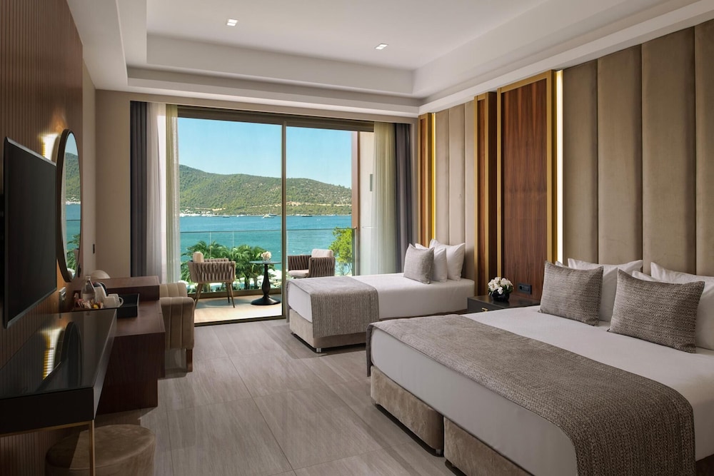 غرفة سوبيريور بسريرين منفصلين بإطلالة على البحر، Vogue Hotel Supreme Bodrum 2/7