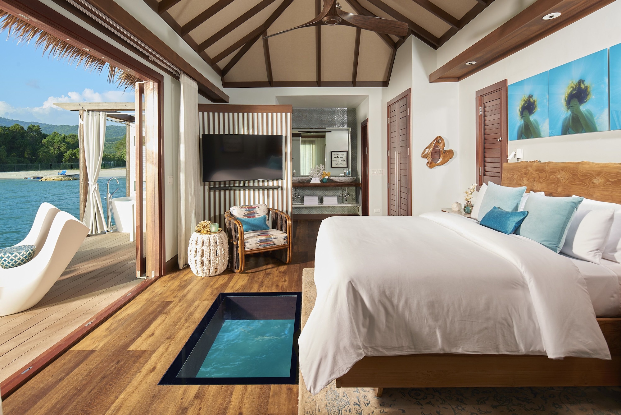 1 Bedroom, Honeymoon, Blue Mahoe, Villa, King Bed, Ocean View, Butler