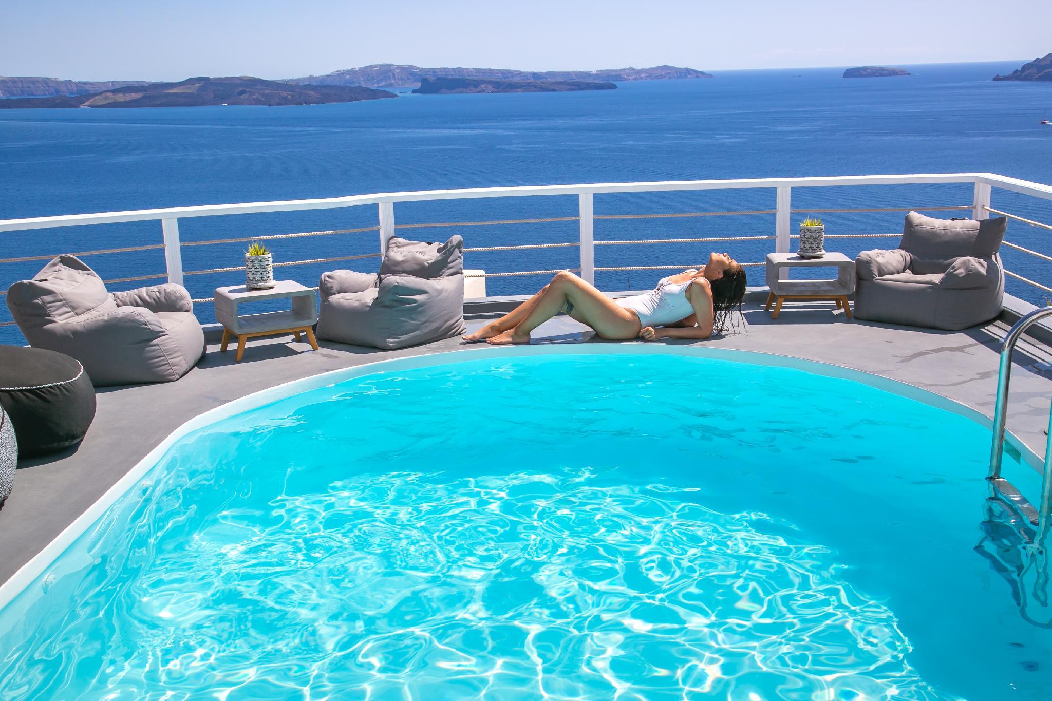 Interior, Aegean Magic, Villa, Caldera and Sea View, Plunge Pool