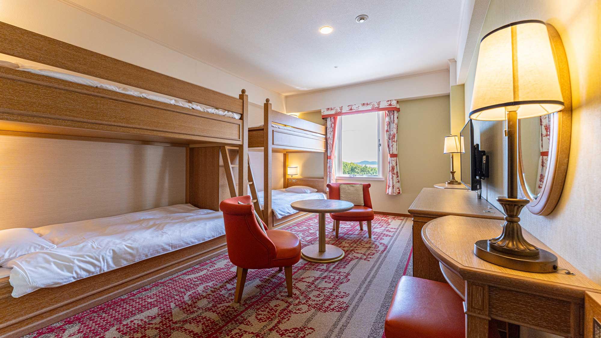 Room, Quadruple, 2 Bunk Beds, No View