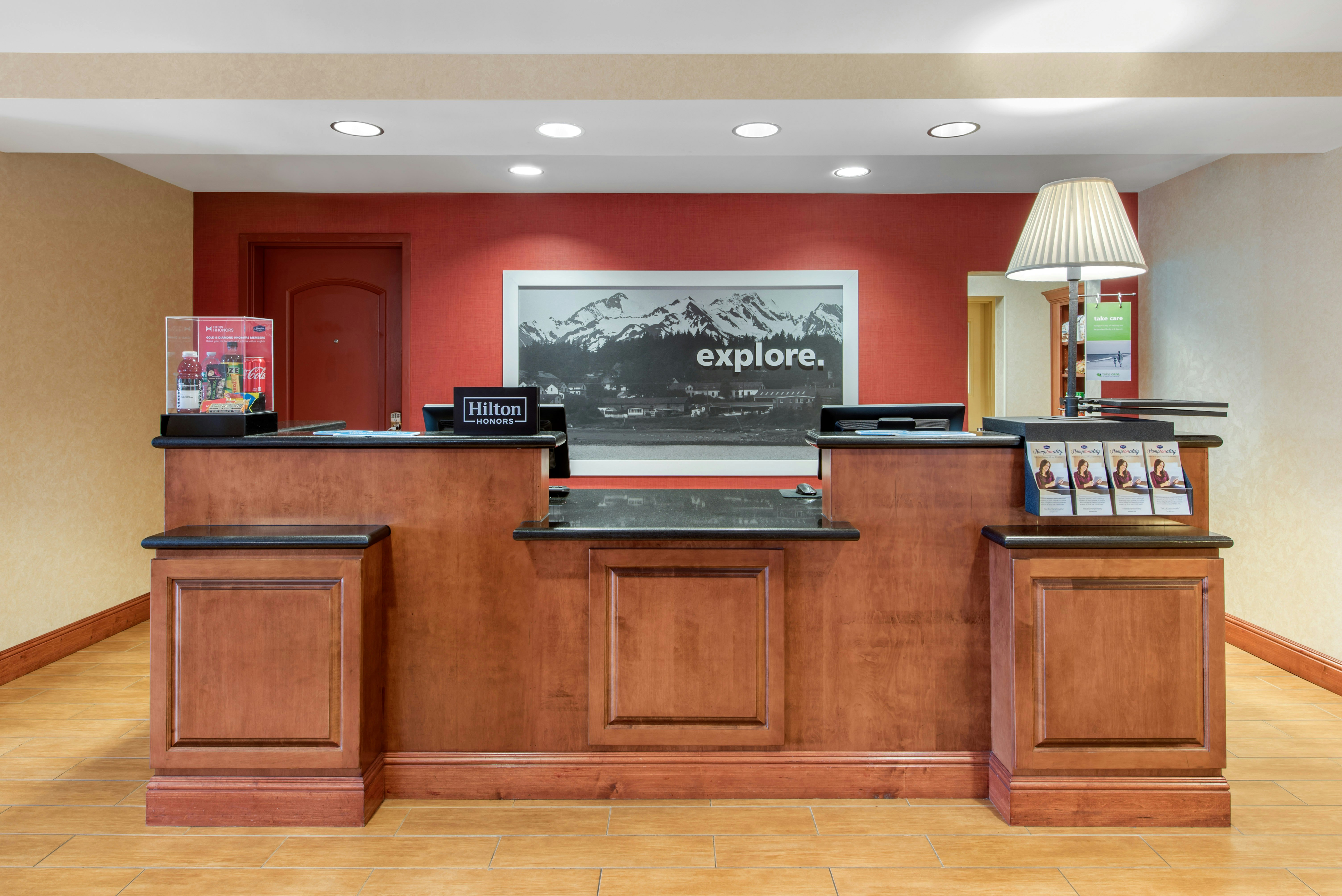 Lobby at HAMPTON INN AND SUITES ARCATA, ARCATA - CA