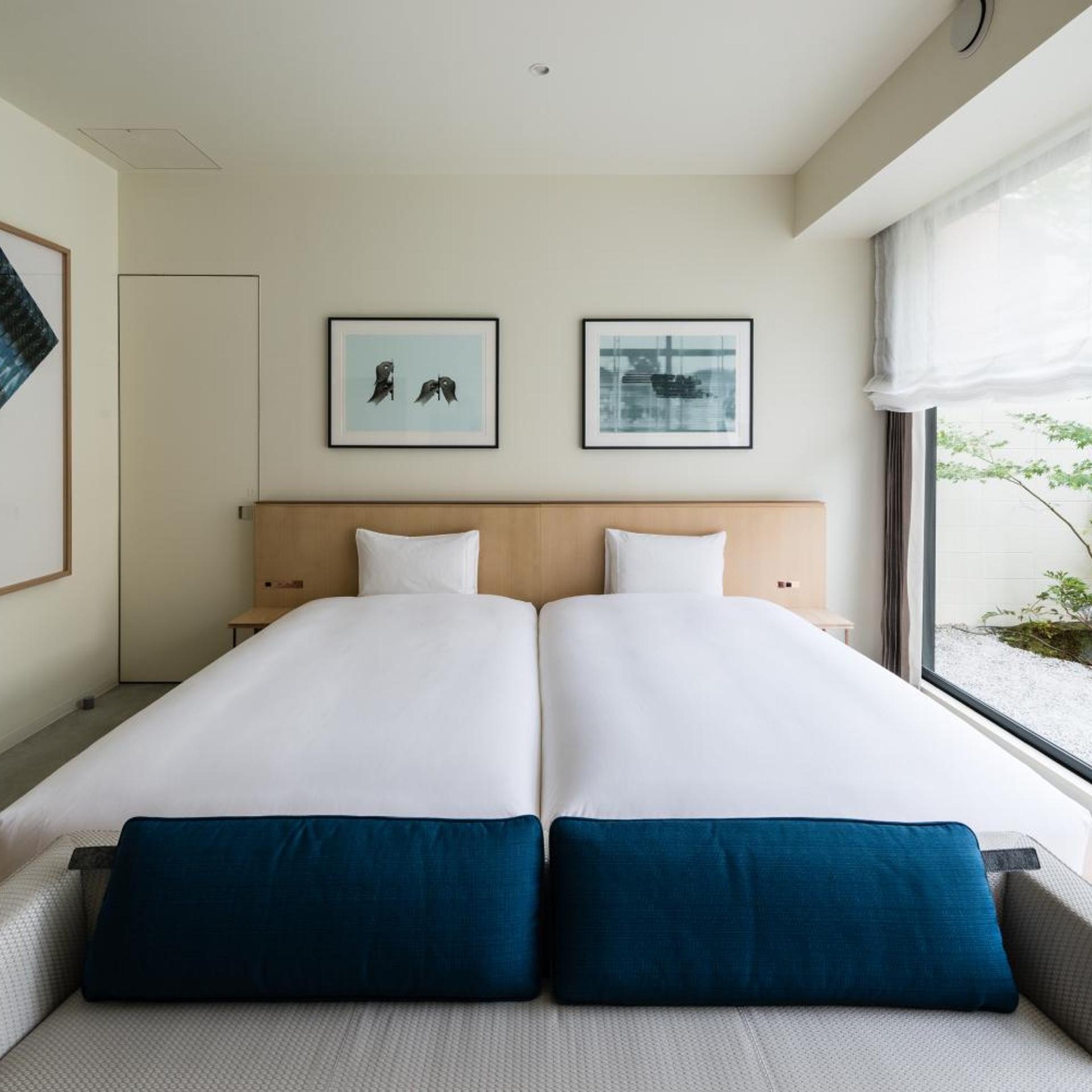 Renovated, Twin Beds, Private Garden, South Wing