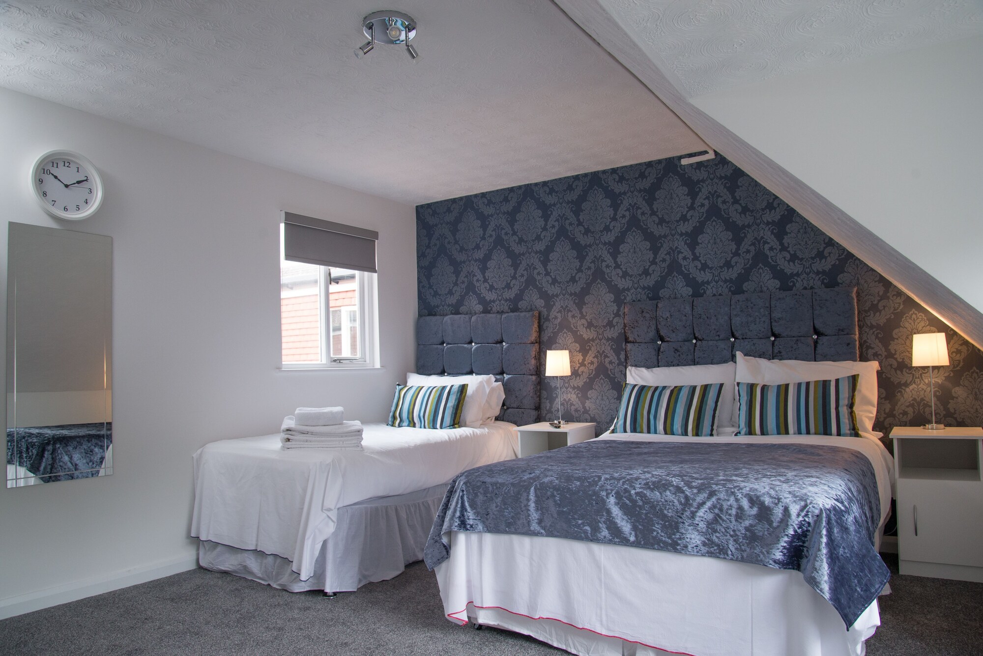 Family, Studio, Suite, 1 Double and 1 Single Bed