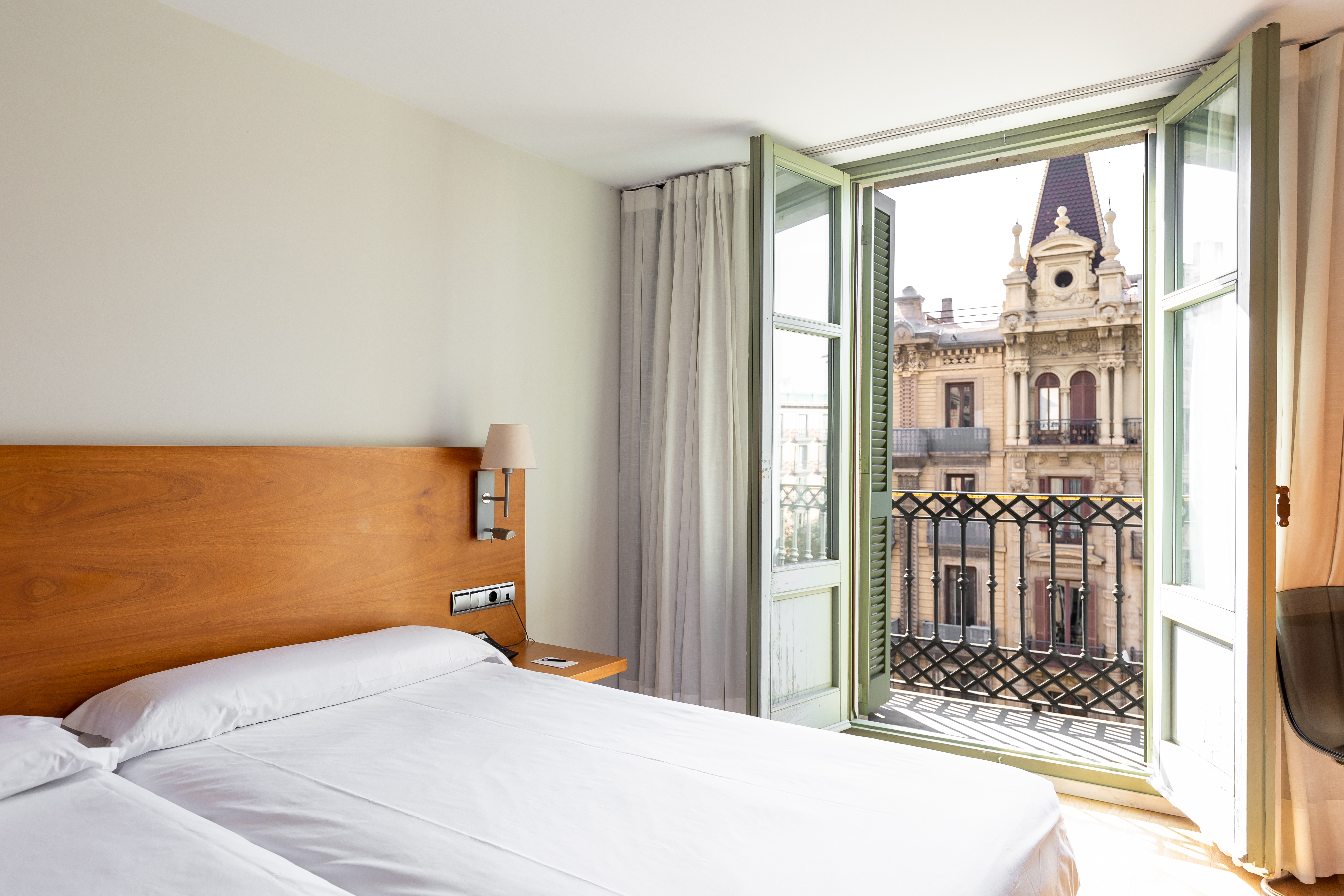 Rambla, Twin Beds, with View