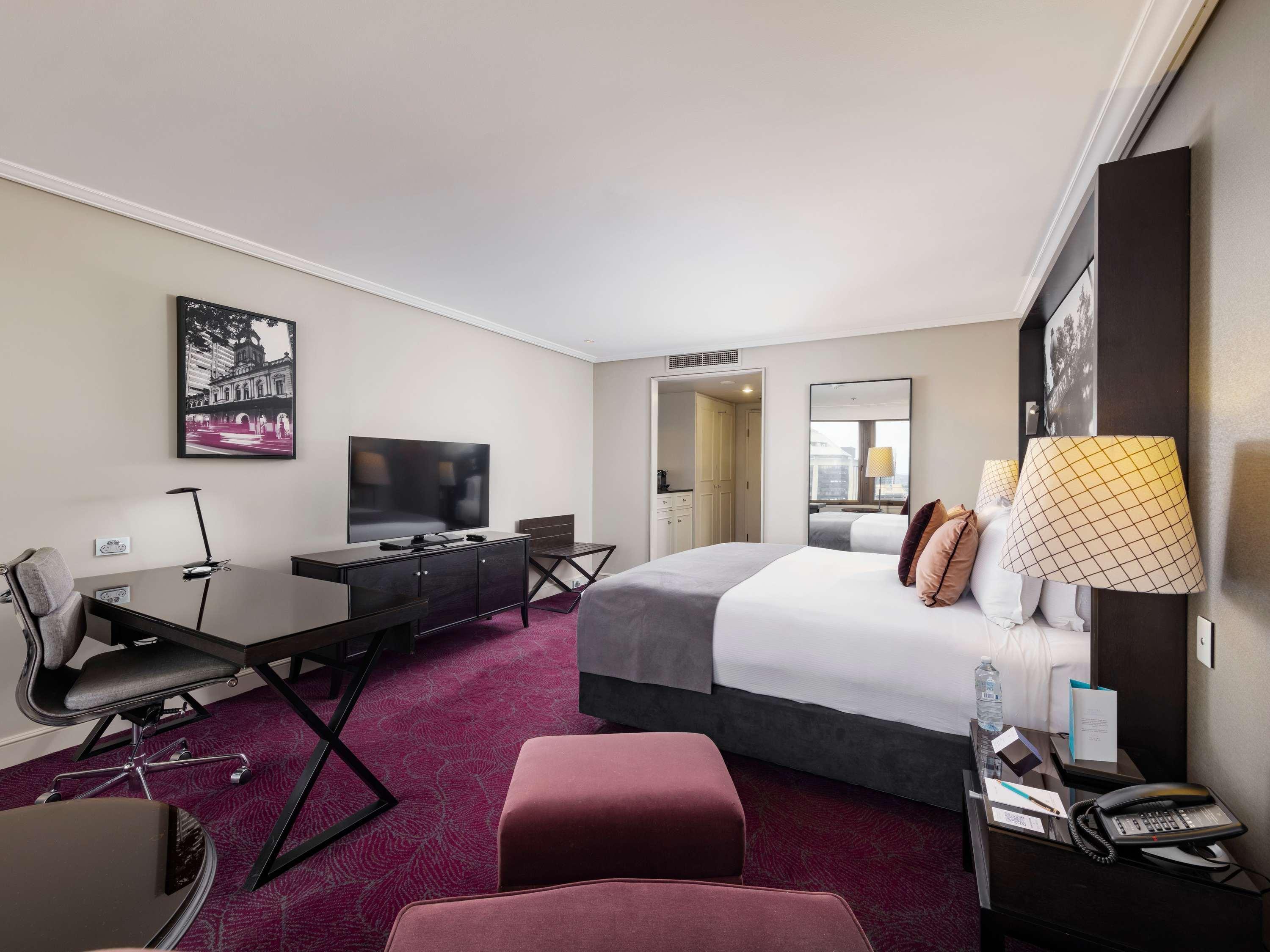 غرفة فاخرة بسرير كينج بإطلالة على المدينة، SOFITEL BRISBANE CENTRAL 4/6