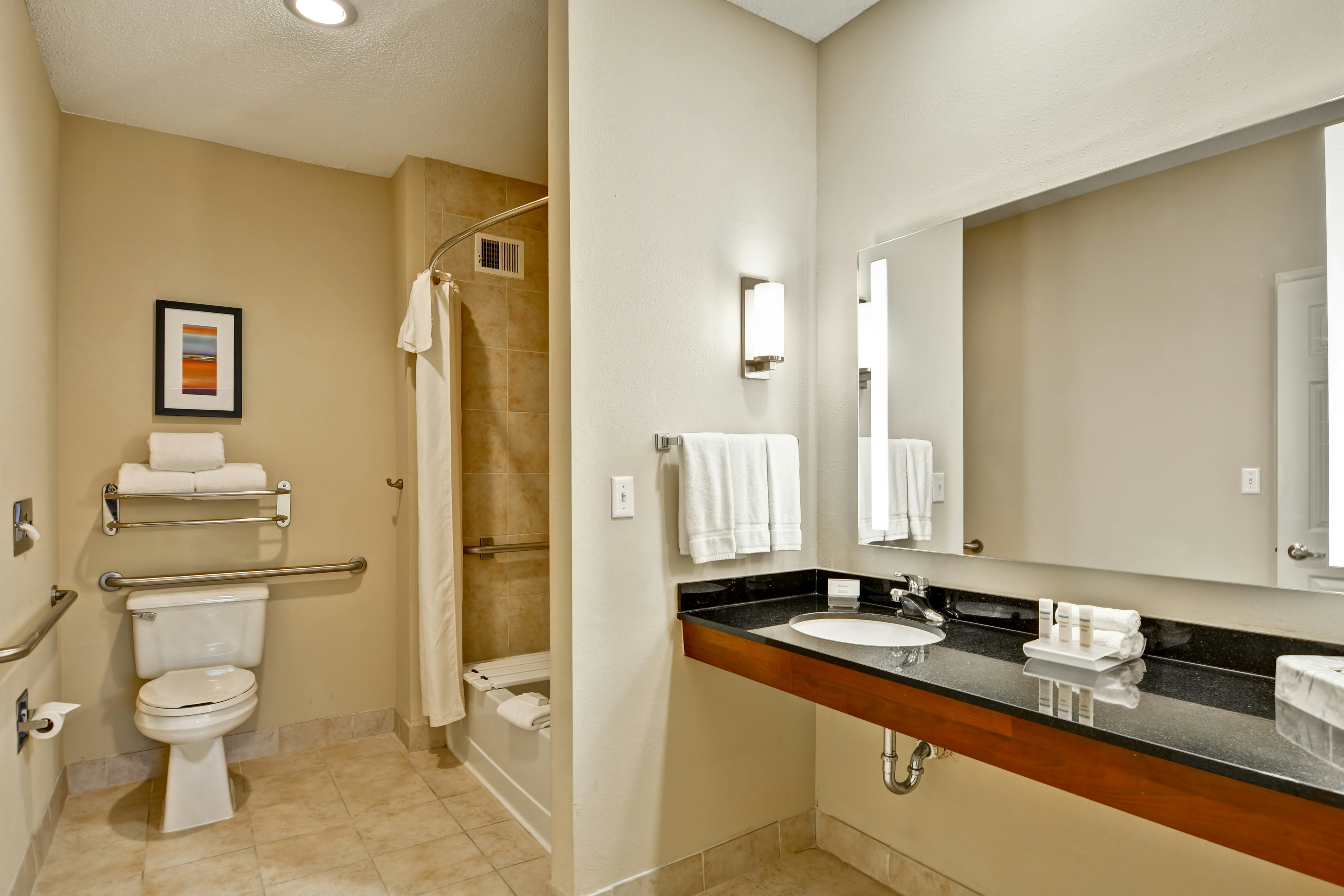 جناح بسرير كينج لذوي الإعاقة