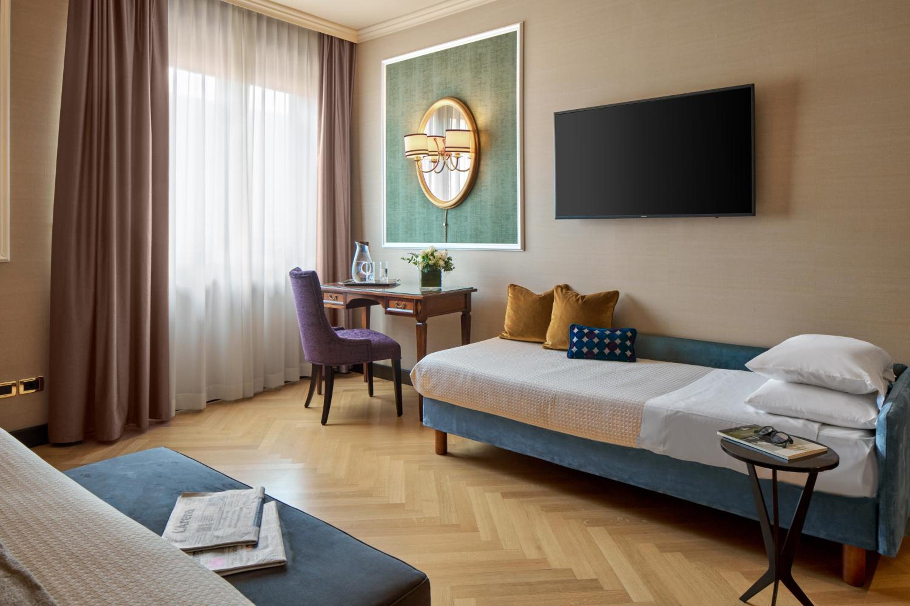 غرفة سوبيريور ثلاثية مع أريكة، Hotel Accademia Verona 8/10