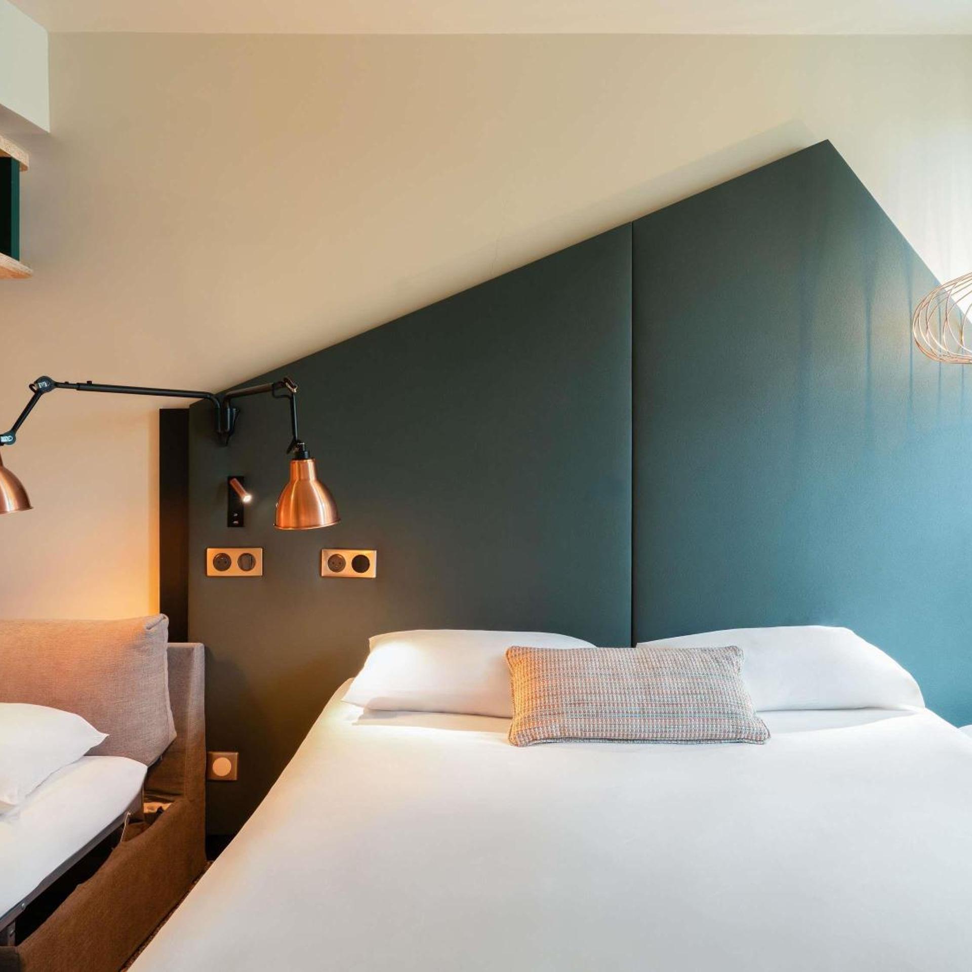 غرفة قياسية بسرير مزدوج مع أريكة، ibis Styles Rouen Centre Rive Gauche 2/4