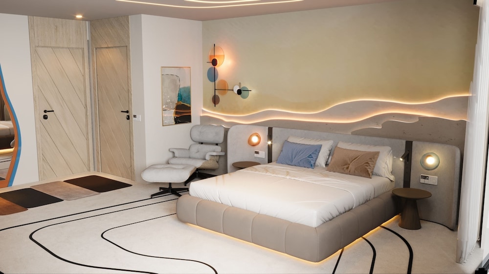 DELUXE, DOUBLE BED, SEA VIEW