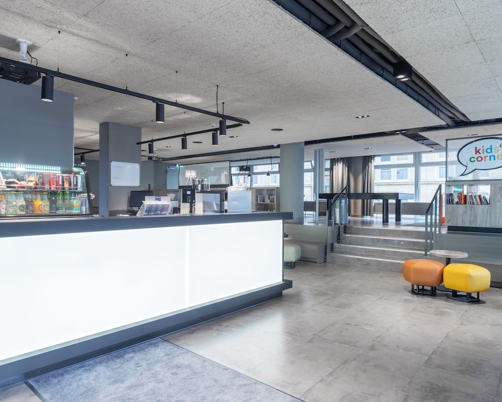 Lobby at A&O Koln Neumarkt, COLOGNE - KOELN