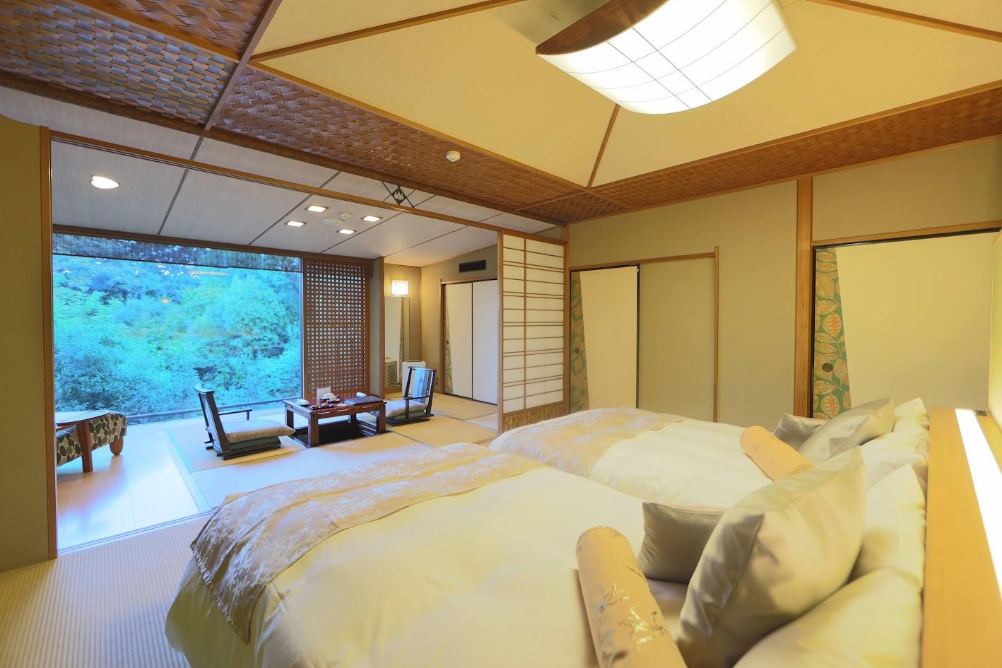 Semi Room, Twin Beds, Outdoor Bath, East Wing