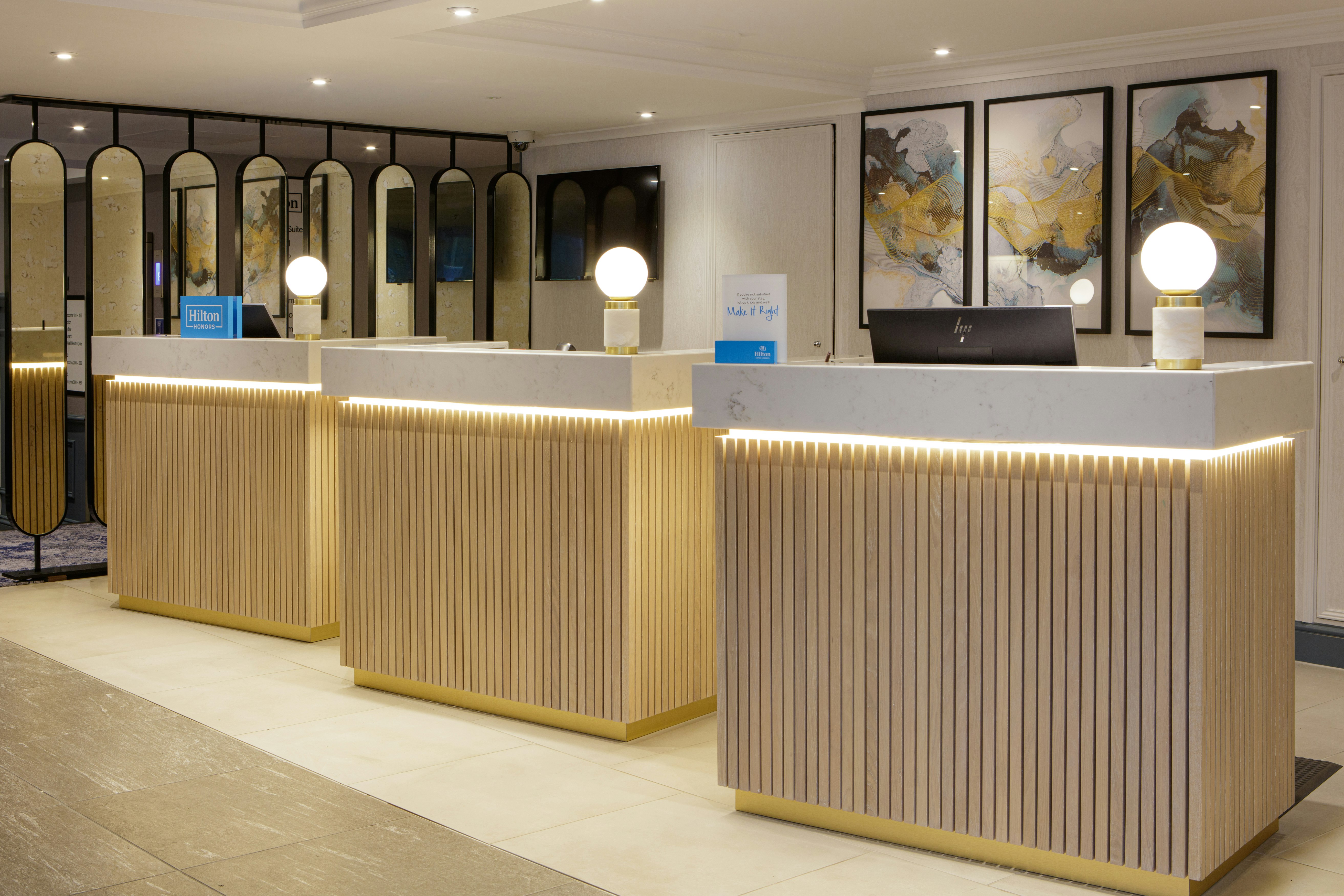 Lobby at Hilton Cobham, COBHAM