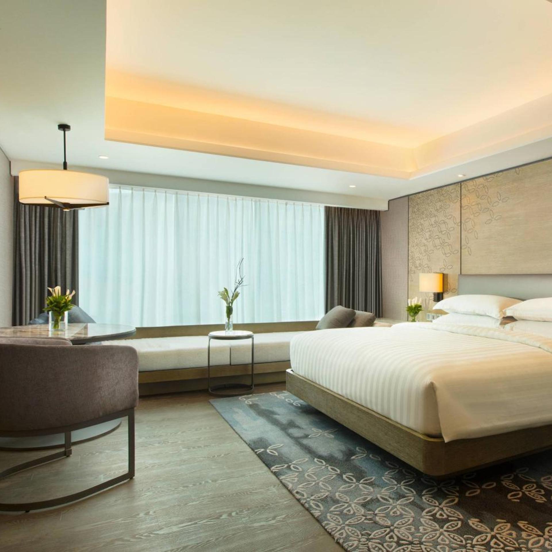 غرفة بسرير كينج بإطلالة على المدينة، YOGYAKARTA MARRIOTT HOTEL 3/9
