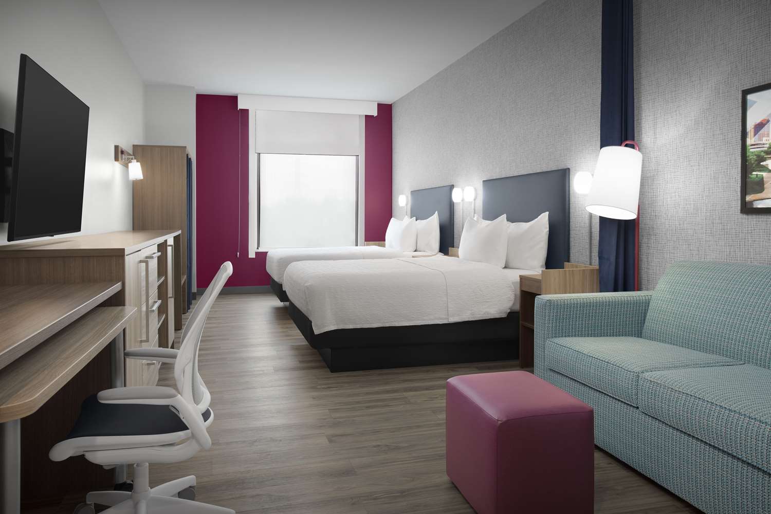 جناح استوديو بسريرين كوين لذوي الإعاقة، Home2 Suites by Hilton Huntsville Village of Providence 3/6